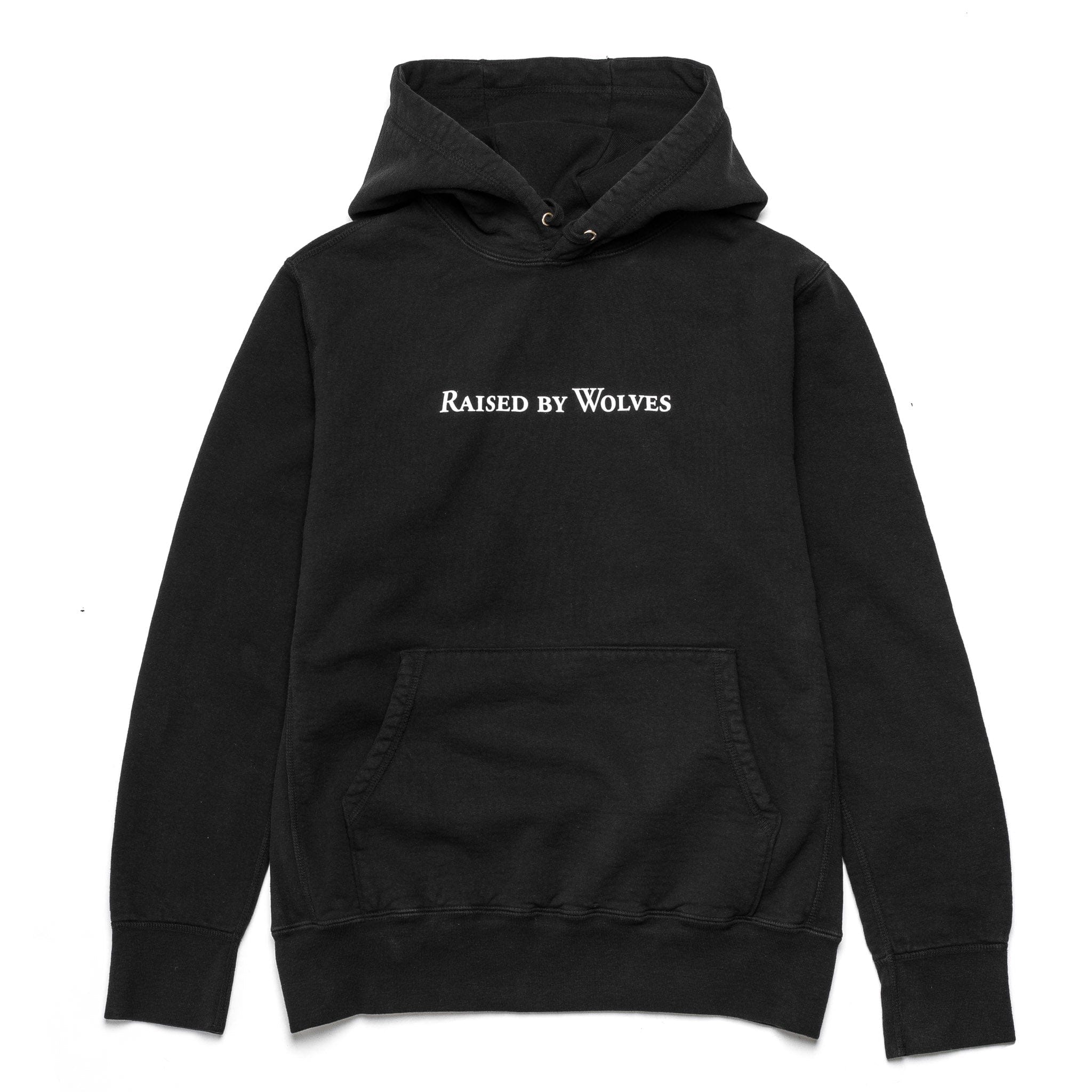 Raised By Wolves Logotype Hoodie F20402 Black