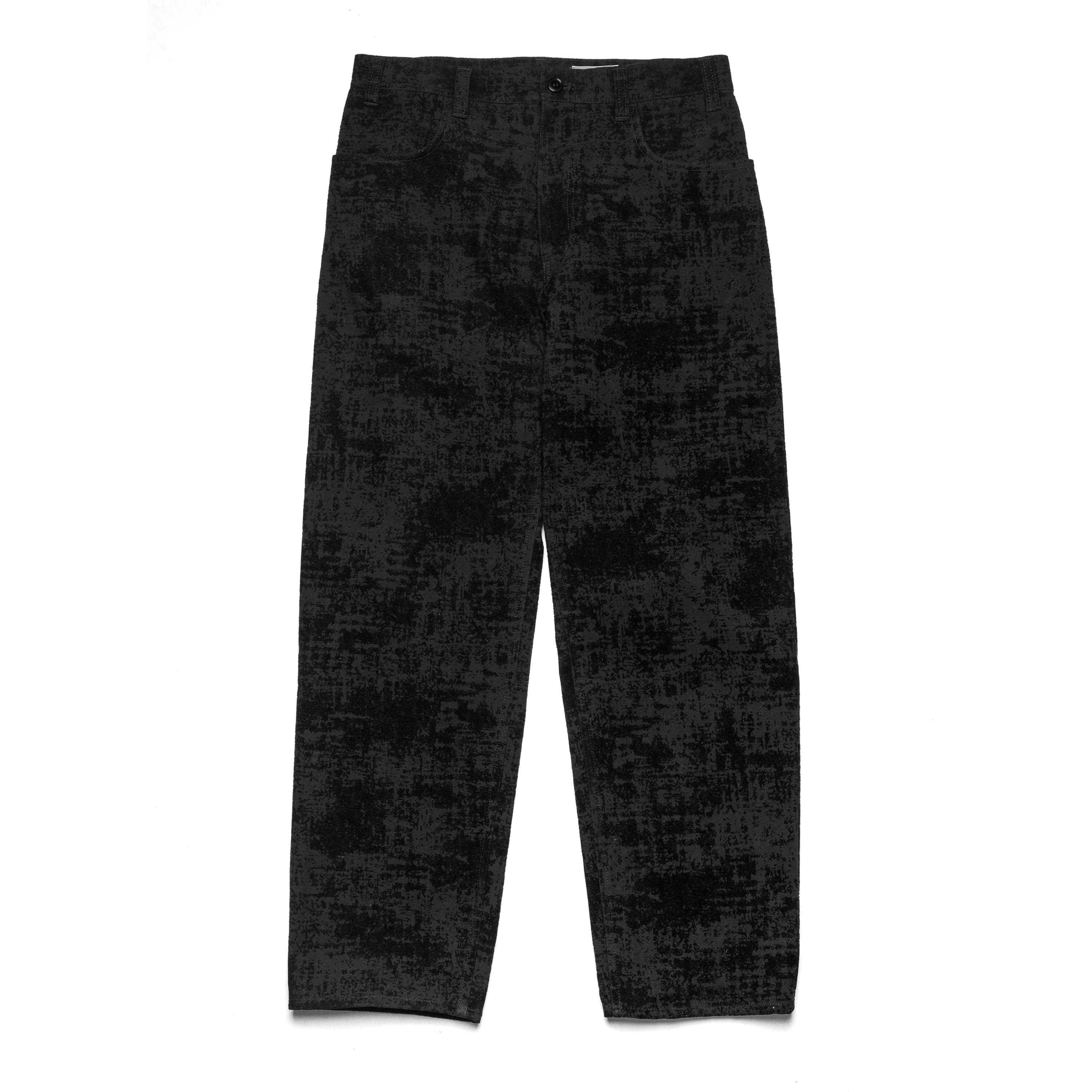 Blue Blue Japan Donten Flocky Pants 83257 Black