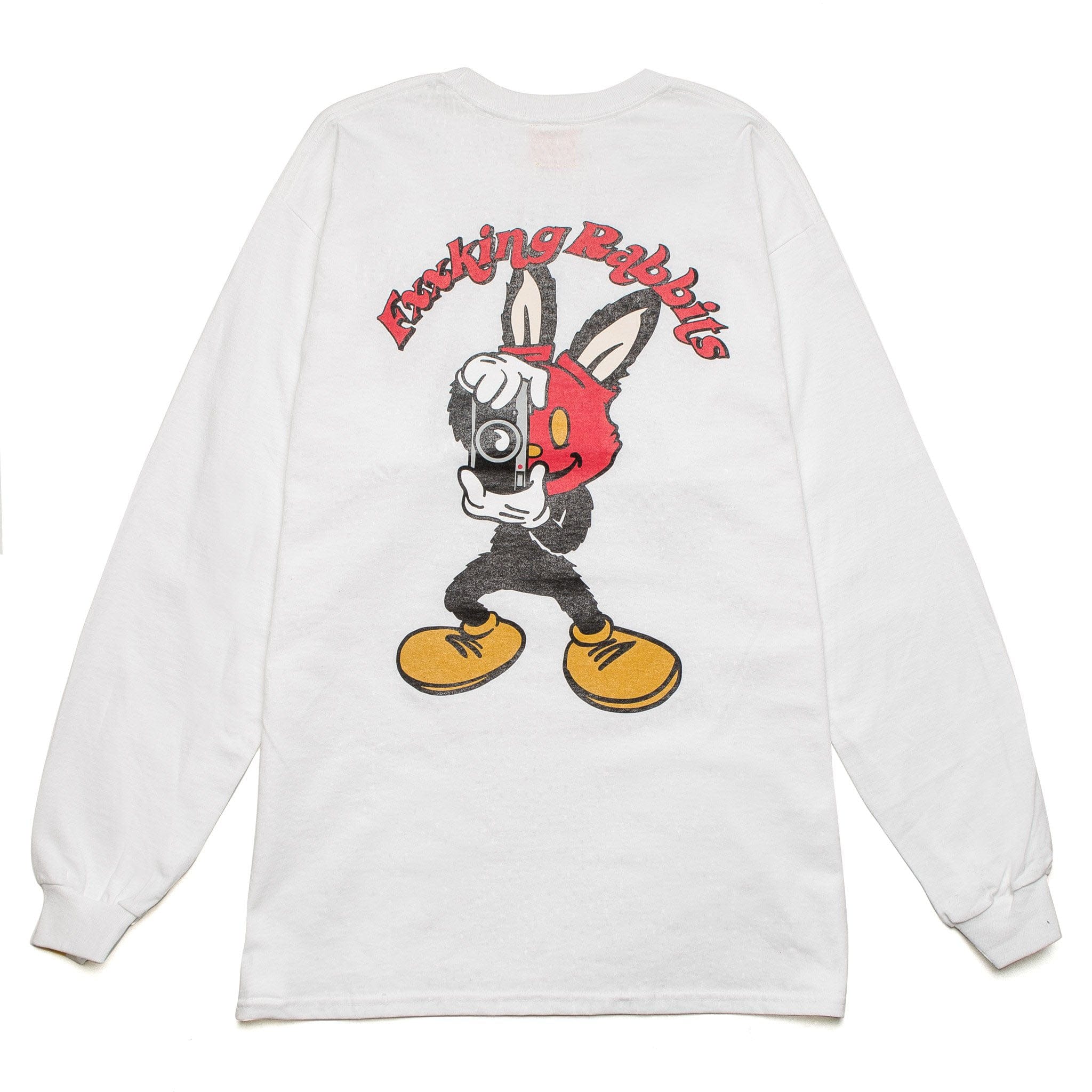 FR2 Masked Rabbit LS Tee White
