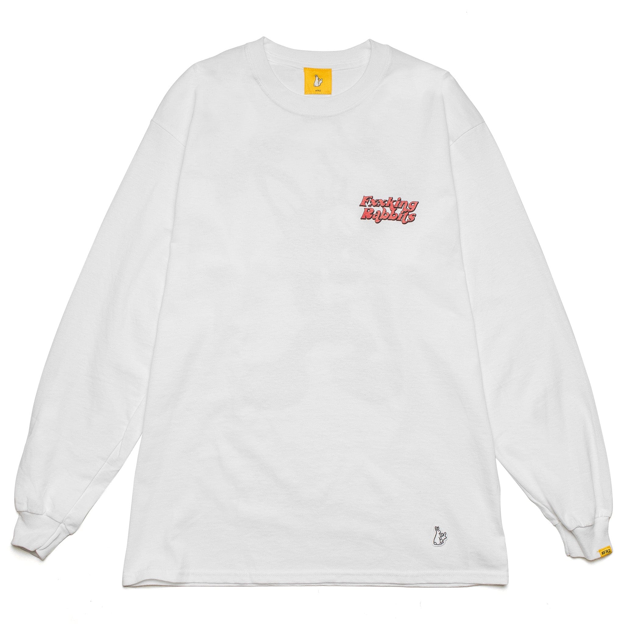 FR2 Masked Rabbit LS Tee White