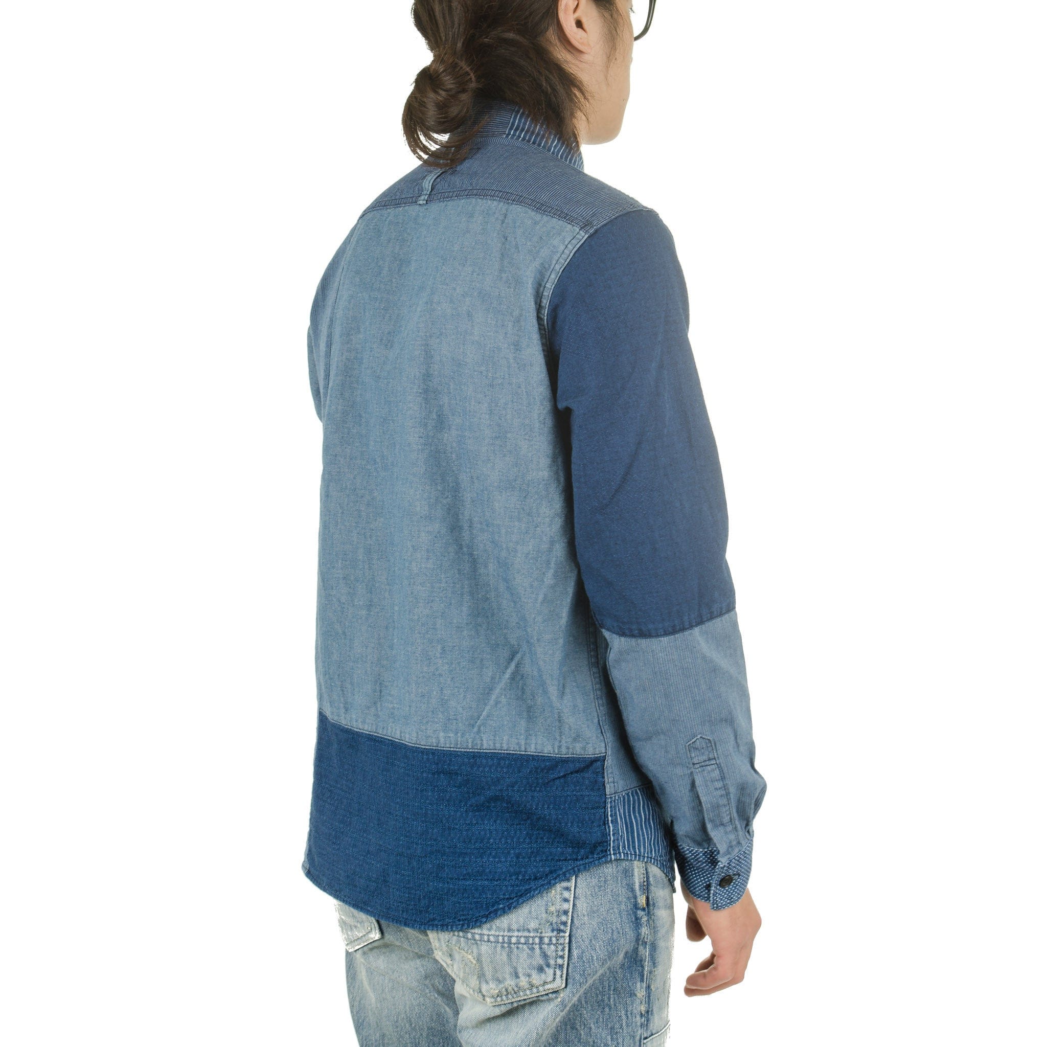 Fundamental Agreement Luxury Boro Indigo Shirt Rinse SH35R
