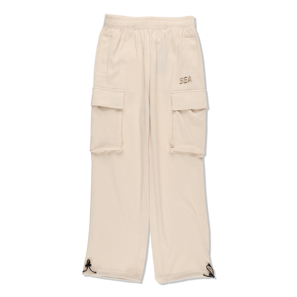 Wind and Sea Waffle Cargo Pant Ivory WDS-O-ESS-24-Q3-WAF-04