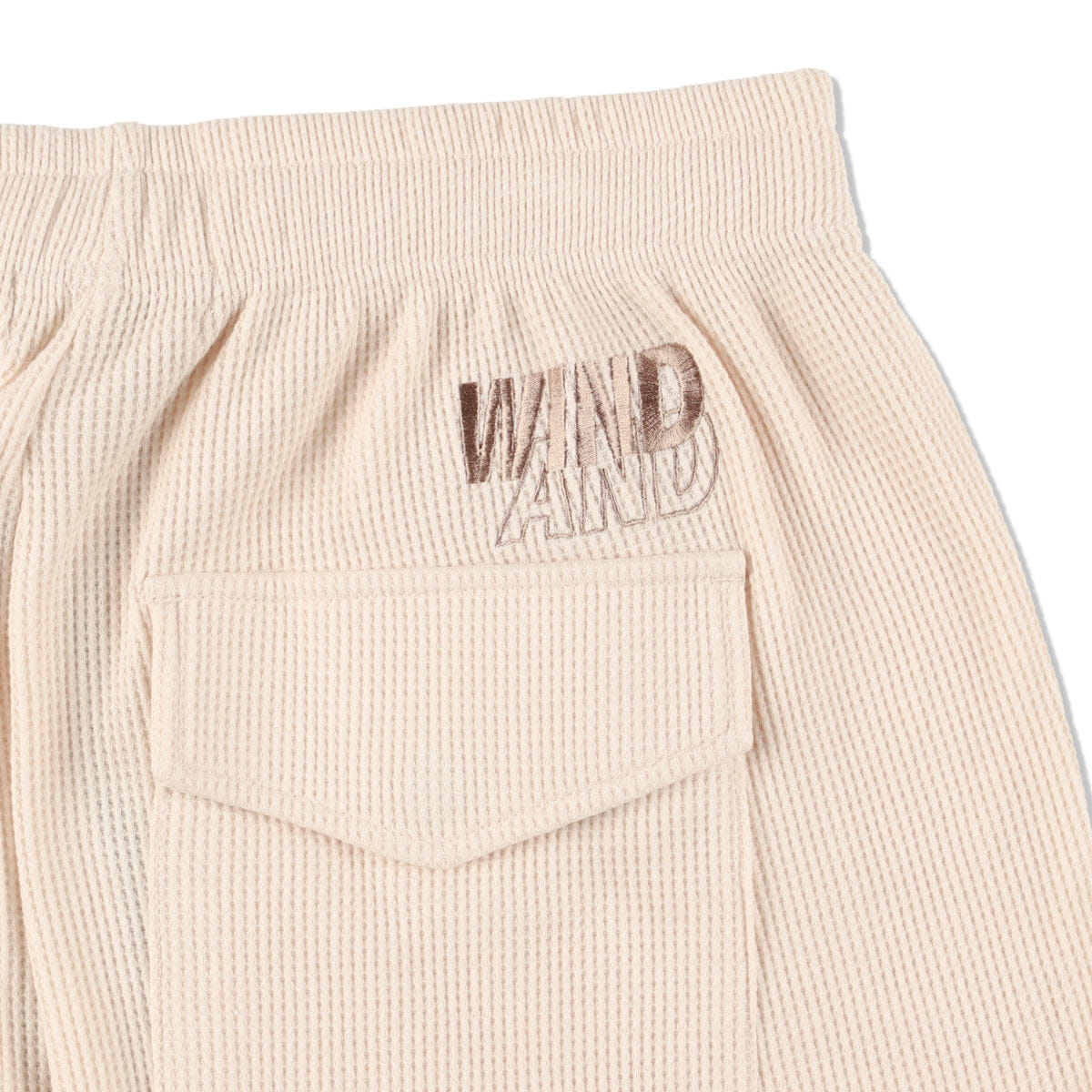 Wind and Sea Waffle Cargo Pant Ivory WDS-O-ESS-24-Q3-WAF-04