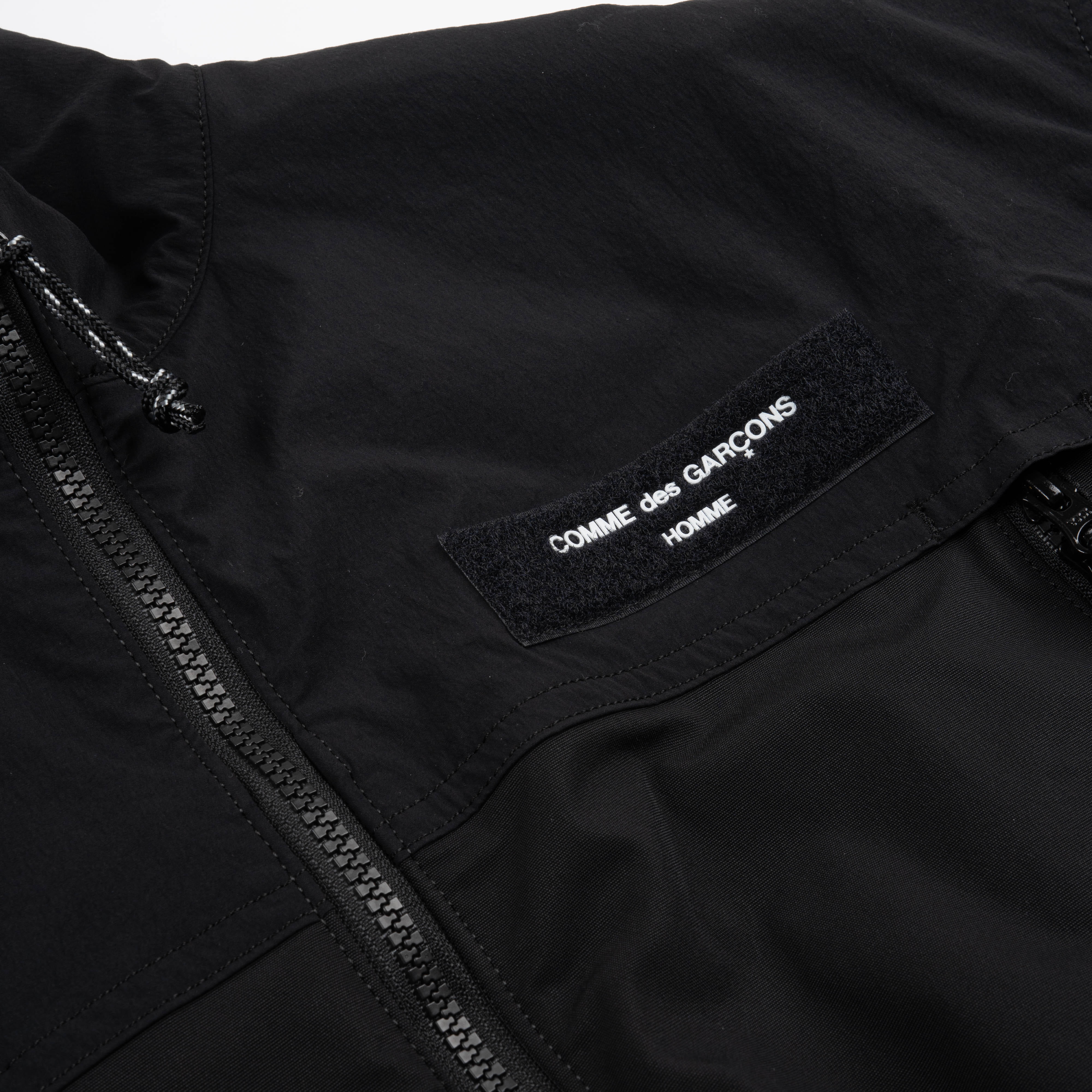 CDG Homme CdGH Zip-Up Jacket Black HM-J024-051