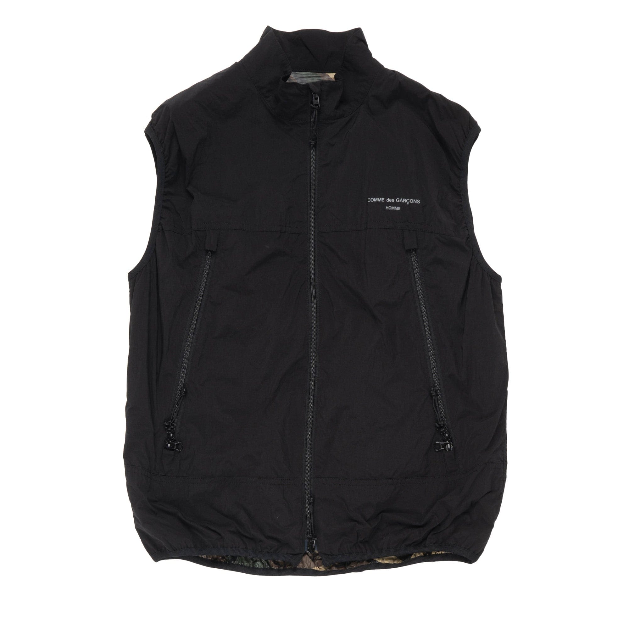 CDG Homme CdGH Technical Nylon Vest Black HM-V001-051
