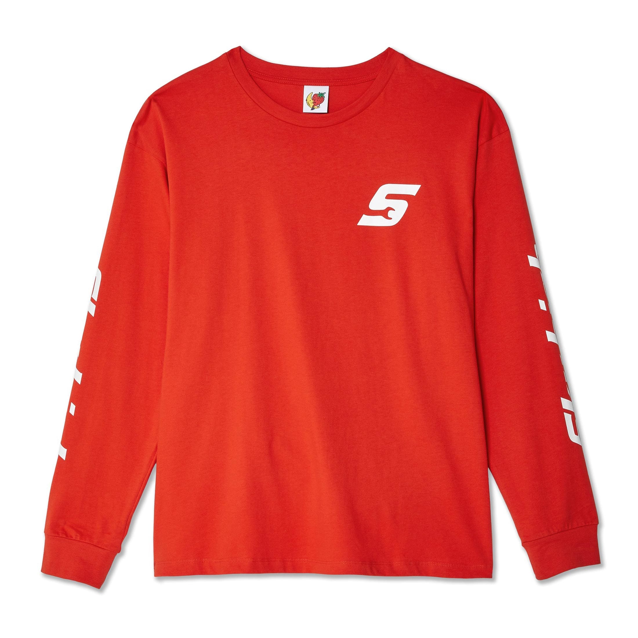Sky High Farm Workwear SHFW Construction Graphic Logo LS Tee Red SHF05T014