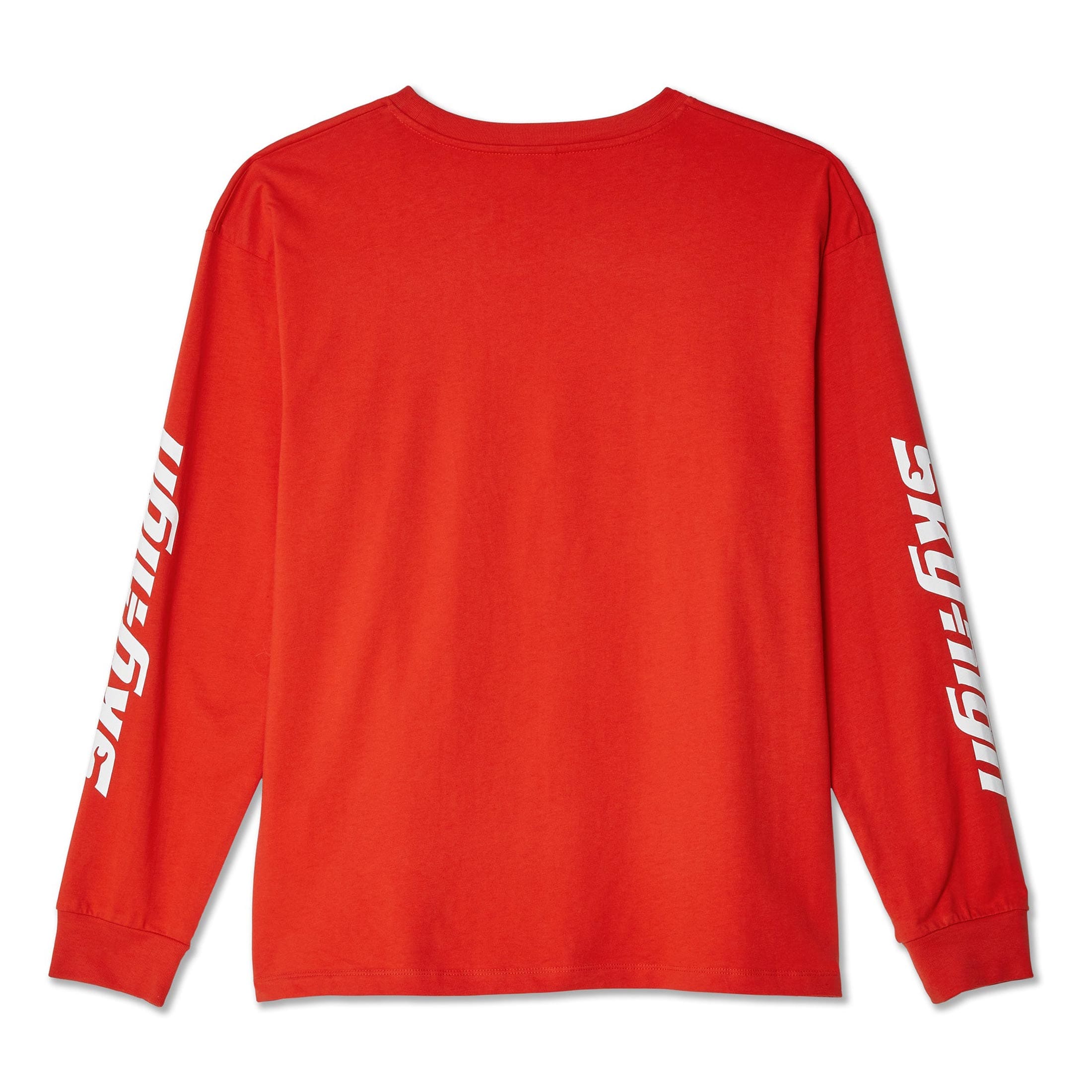 Sky High Farm Workwear SHFW Construction Graphic Logo LS Tee Red SHF05T014