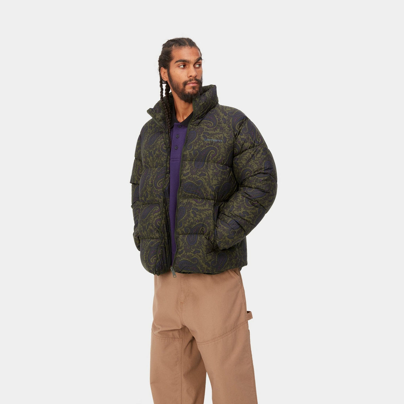 Carhartt WIP Springfield Jacket Black Paisley I032262