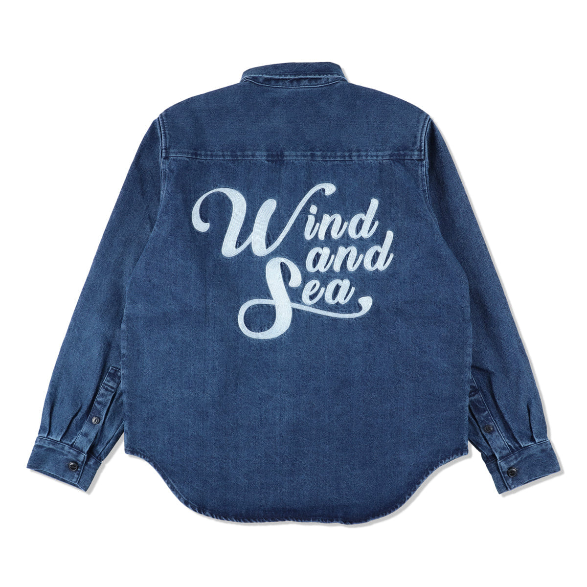 Wind and Sea SDCL Worker Shirt WDS-O-CLC-24-Q1-SH-03 Denim