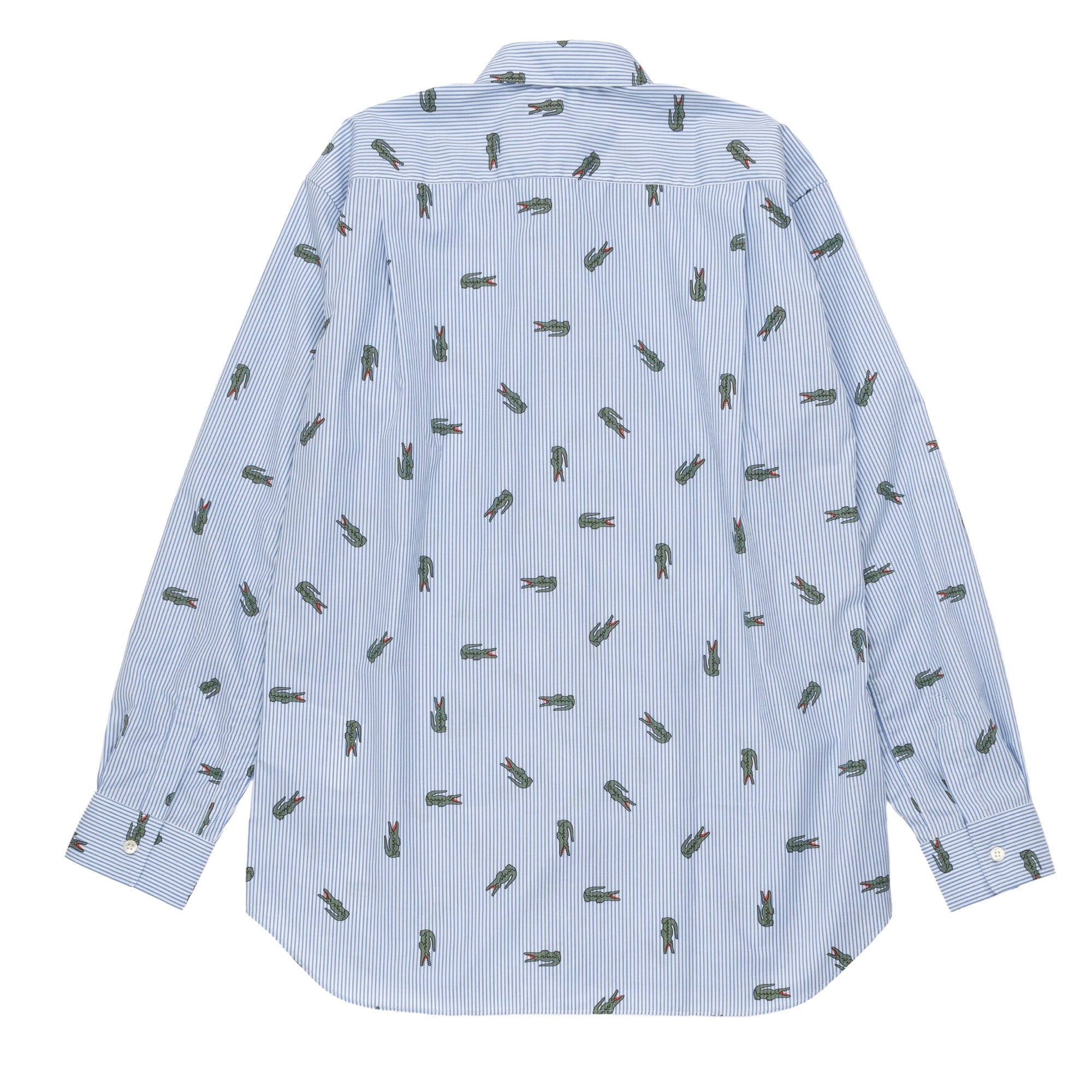 Comme Des Garcons SHIRT CDG SHIRT Lacoste Print Shirt FL-B004-W23 Blue Stripe