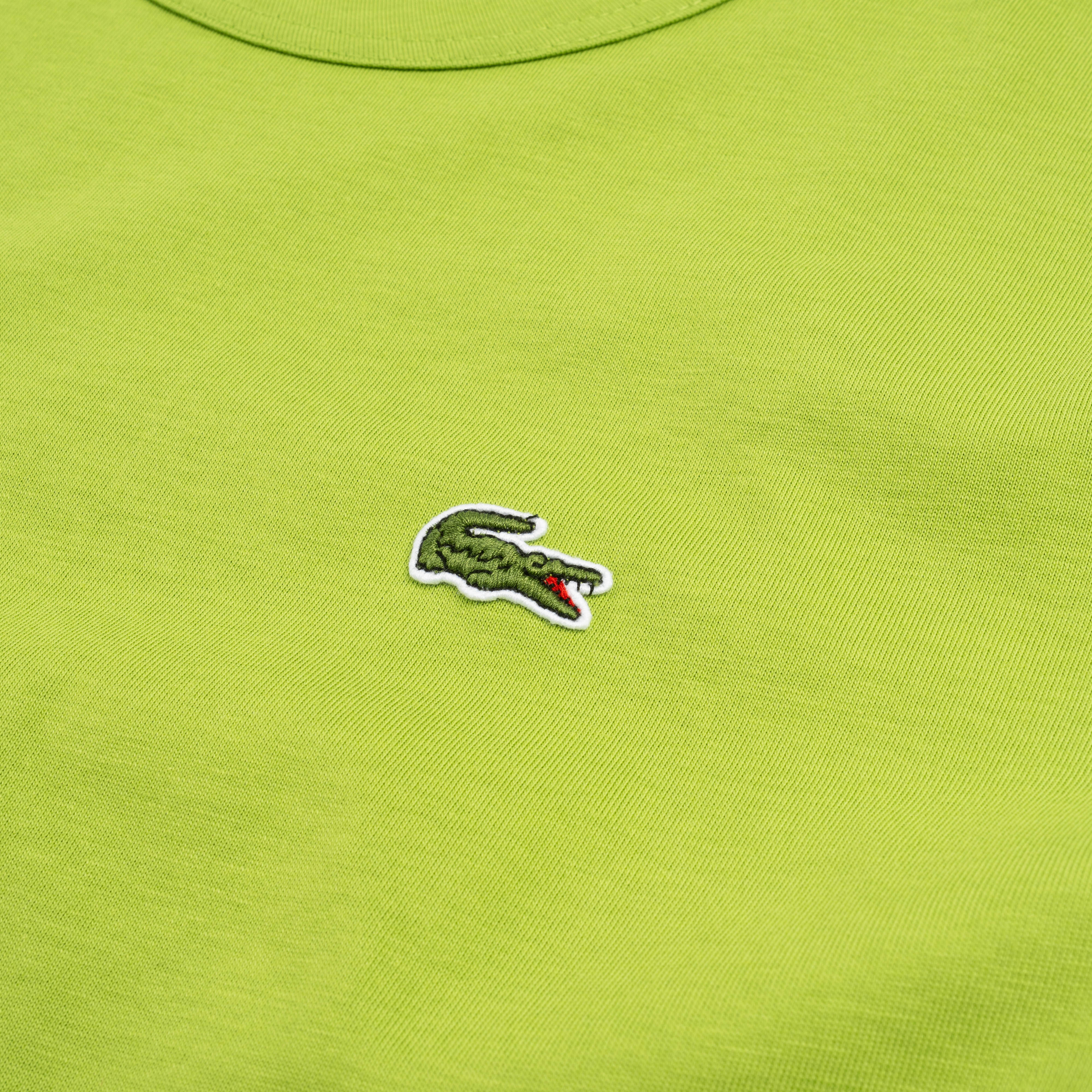 Comme Des Garcons SHIRT CDG SHIRT Lacoste Asymmetric Hem L/S Tee FL-T001-W23 Green