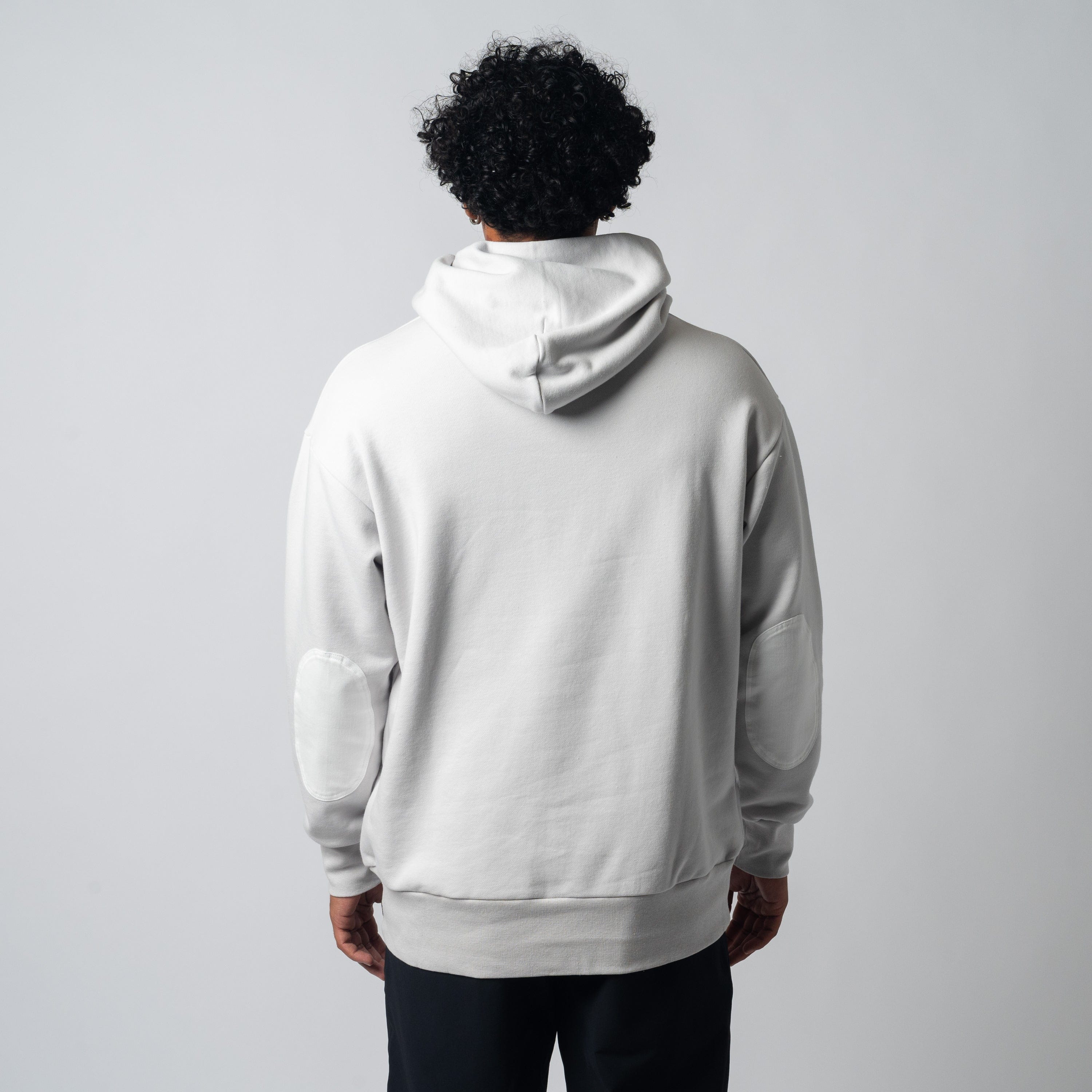 CDG Homme CdGH Embroidered Logo Hoodie HL-T013-051-1 Oatmeal