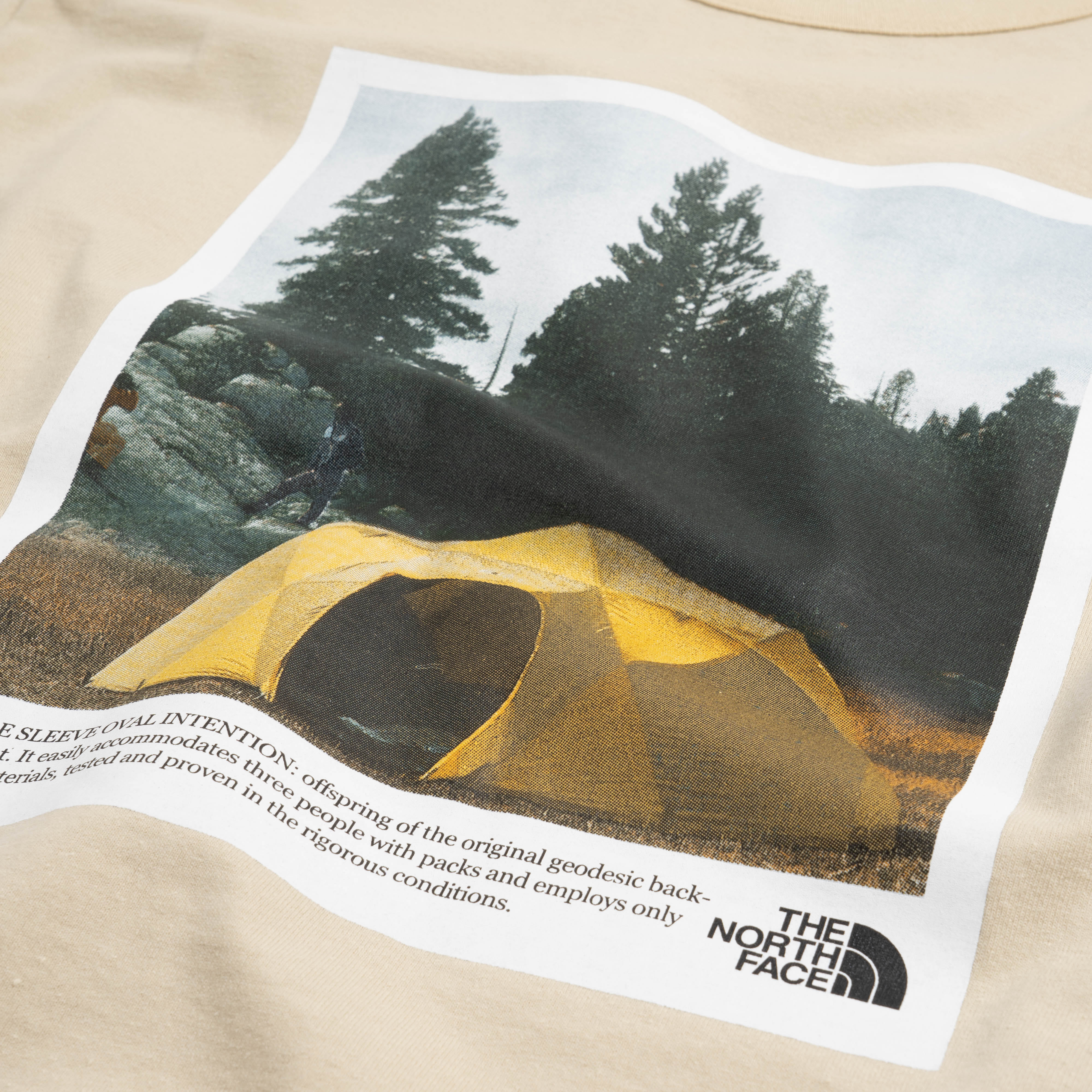 The North Face S/S 1966 Ringer Tee NF0A811B Gravel