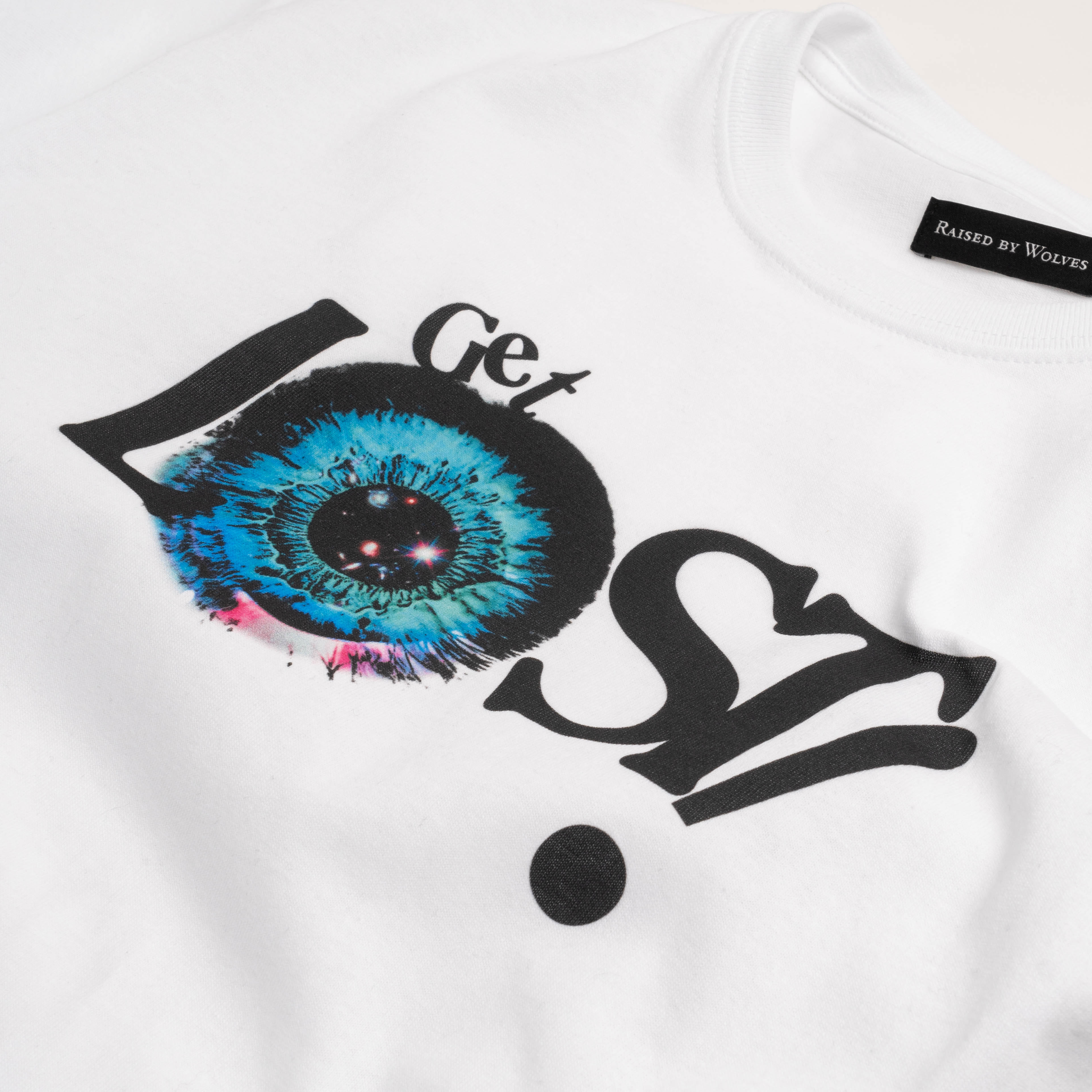 Raised By Wolves Get Lost! Tee White