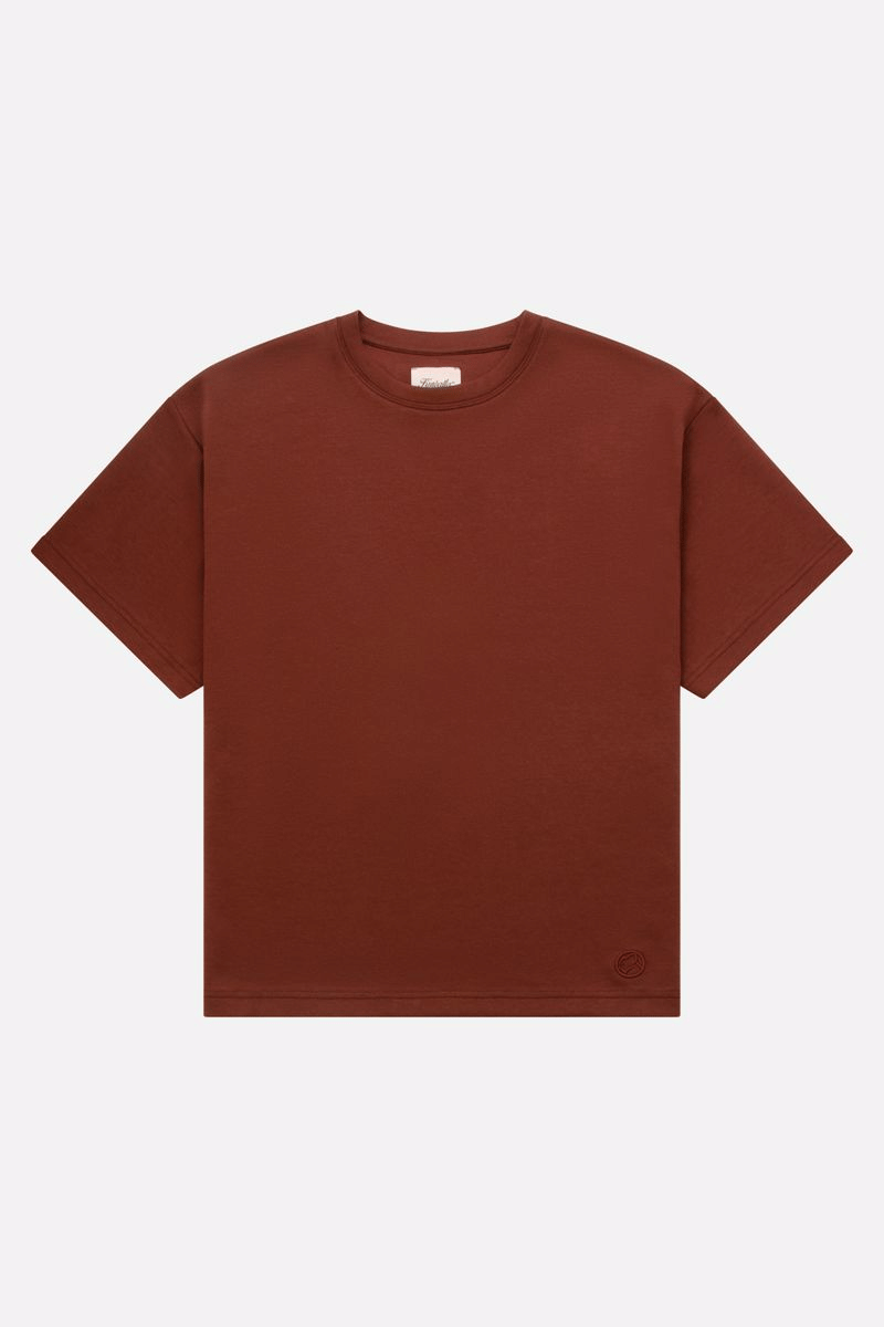Kuwalla Tee Interlock Box Tee 'Brown'