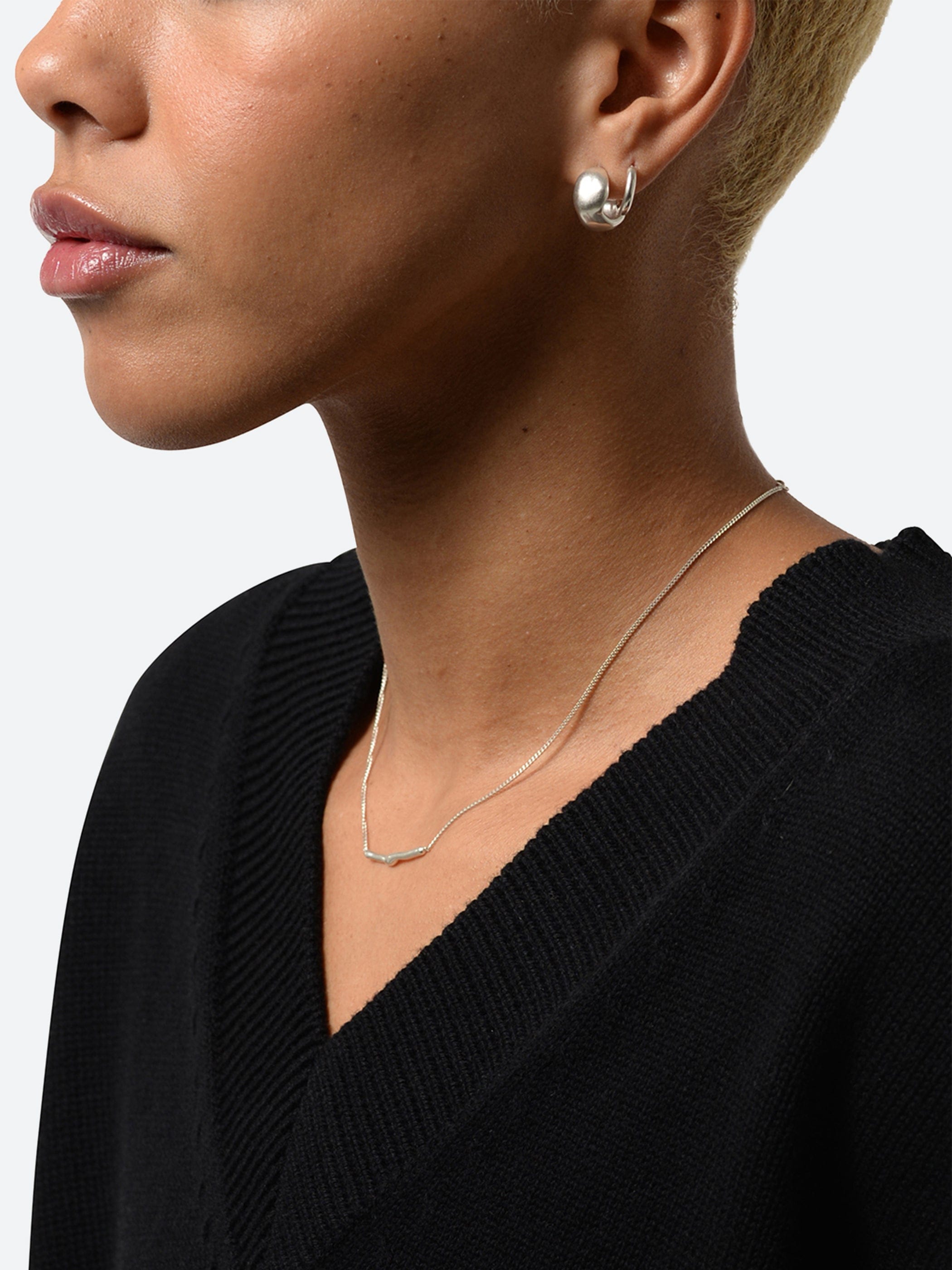 Ten. Jewelry Plum Earrings