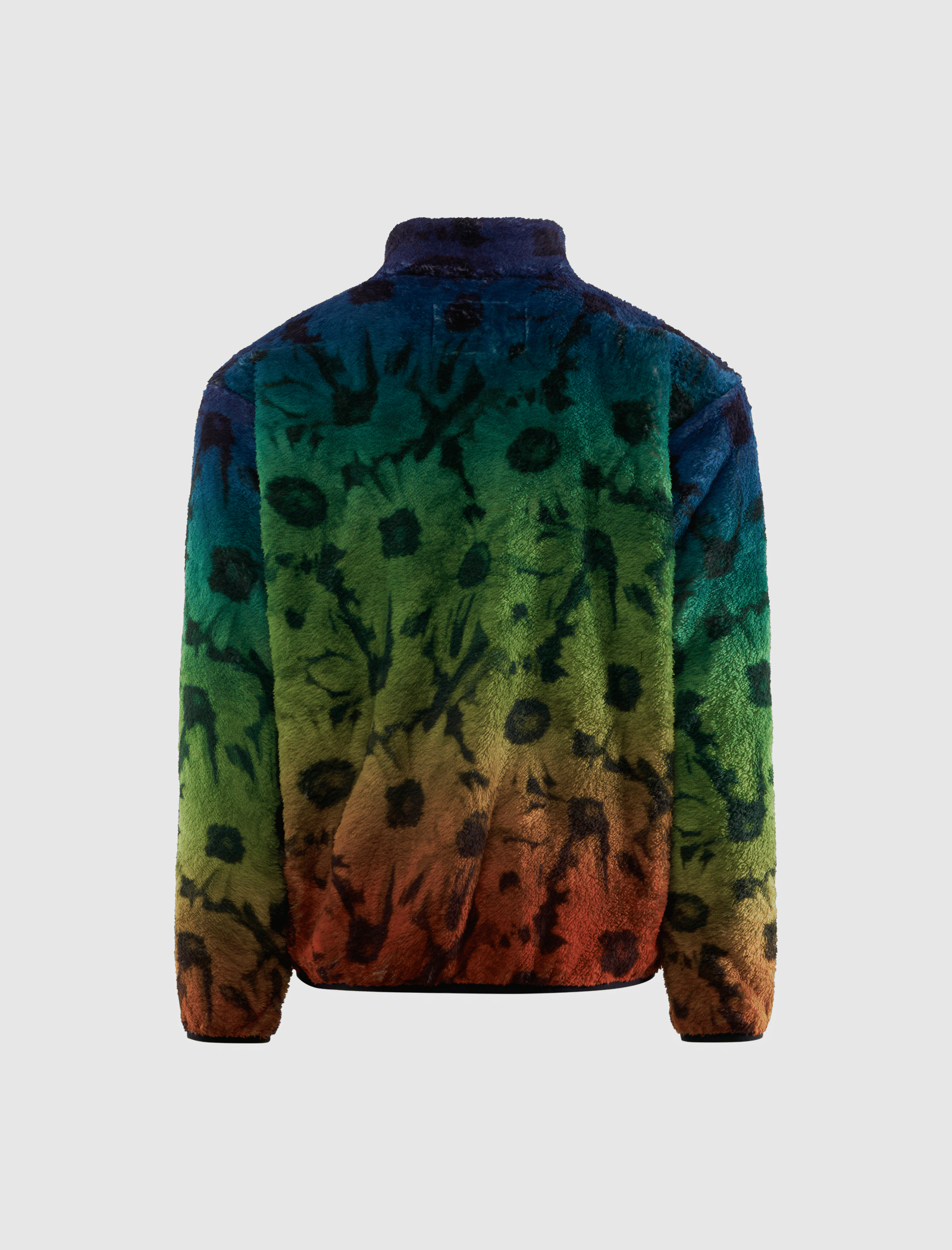 VOWELS PRINTED FLEECE JACKET