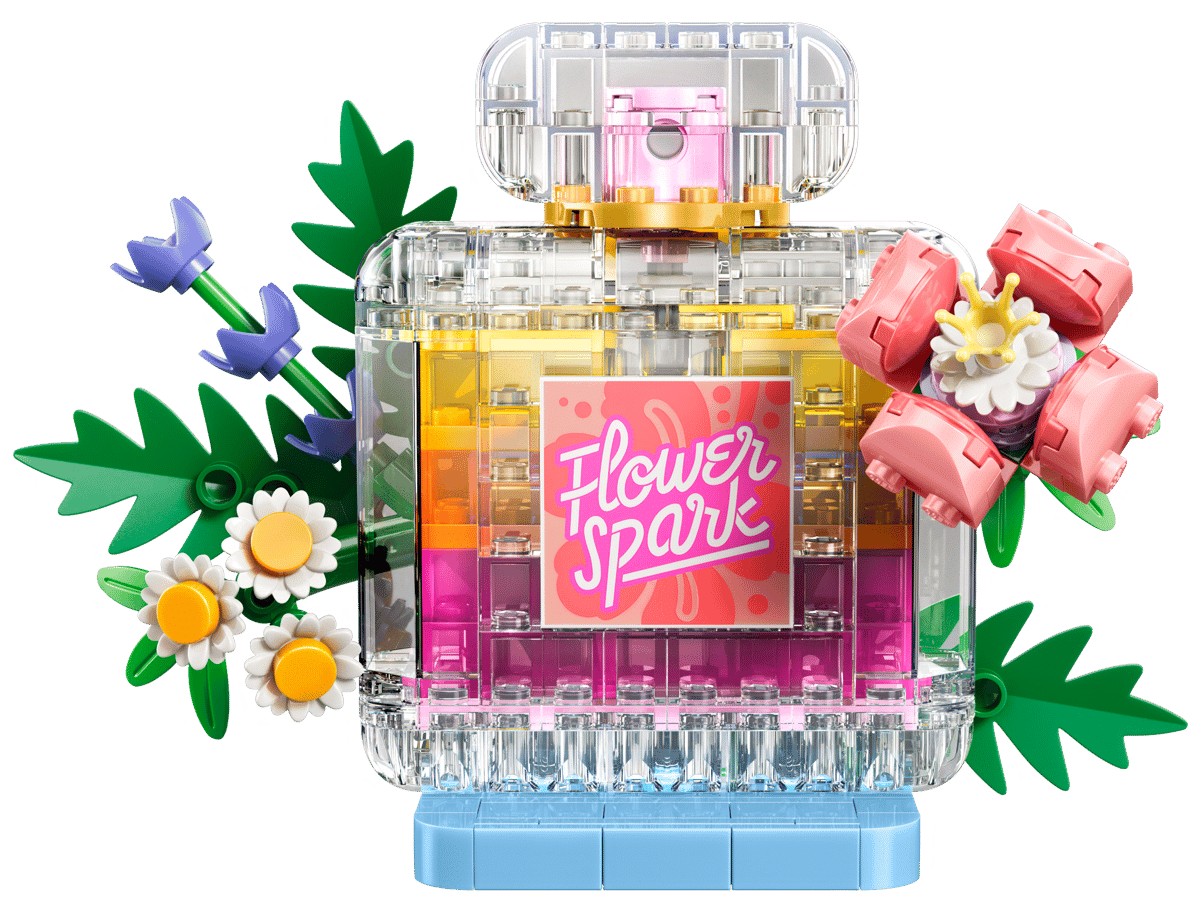LEGO® Creator 3-in-1 Floral Decor Perfume Bottle 31383