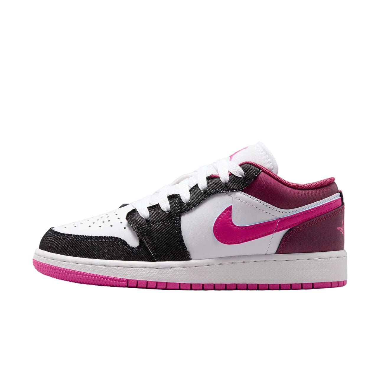 Air Jordan 1 Low SE (GS) (Off Noir/ Desert Pink-White)
