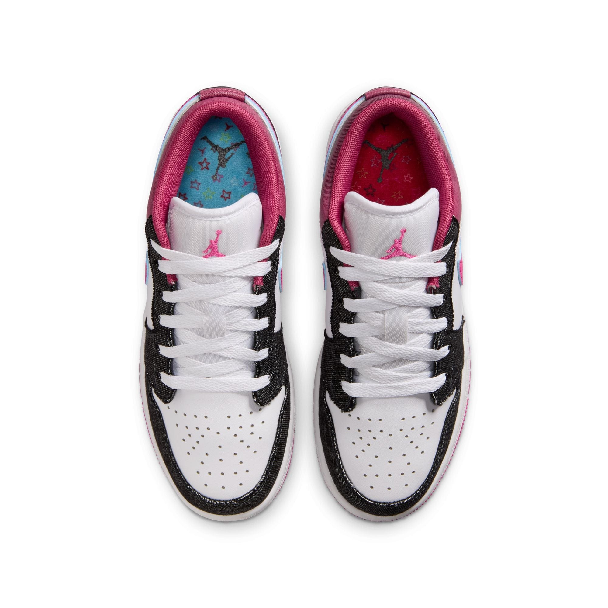 Air Jordan 1 Low SE (GS) (Off Noir/ Desert Pink-White)