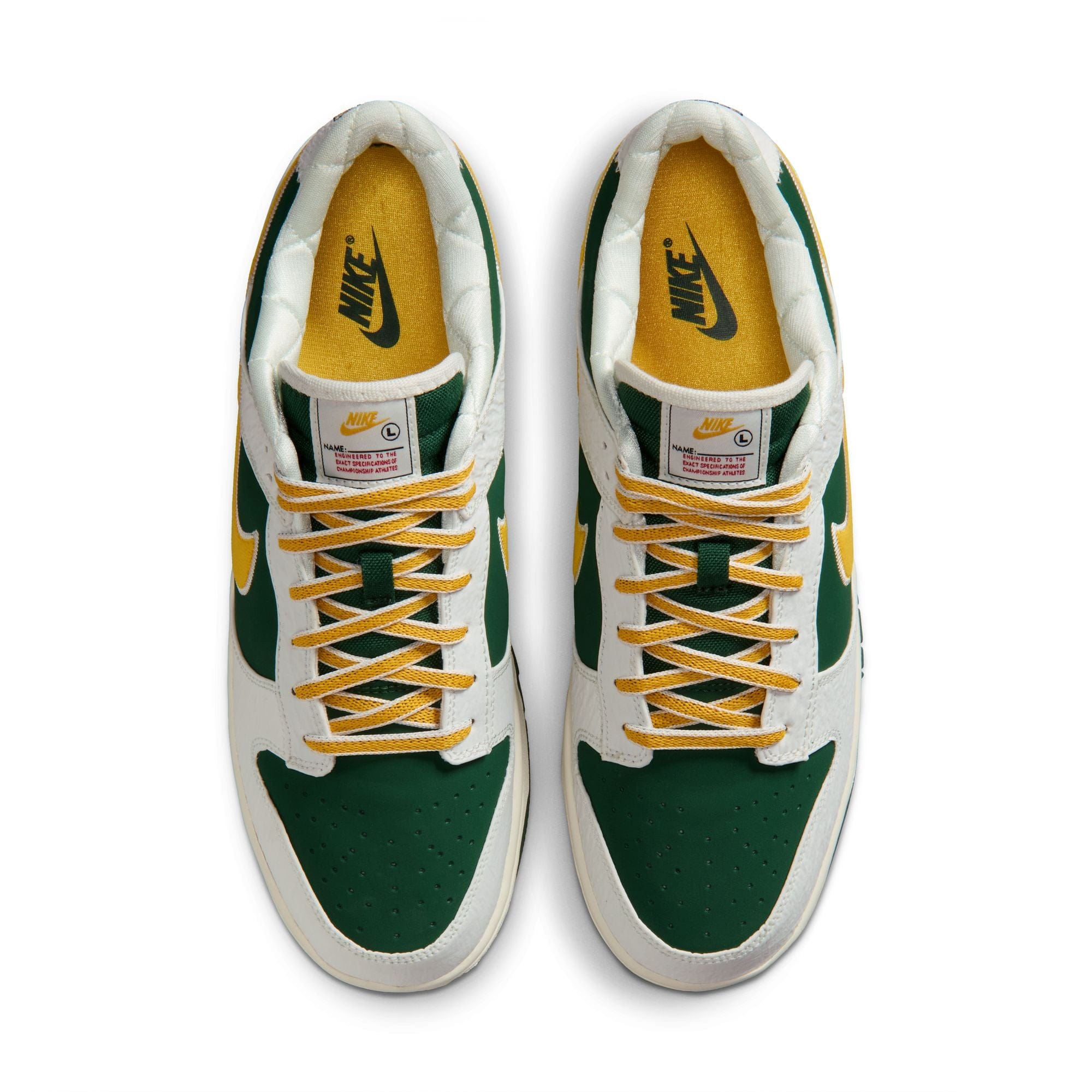 Nike Dunk Low Retro (Sail/ University Gold-Fir-University Red)