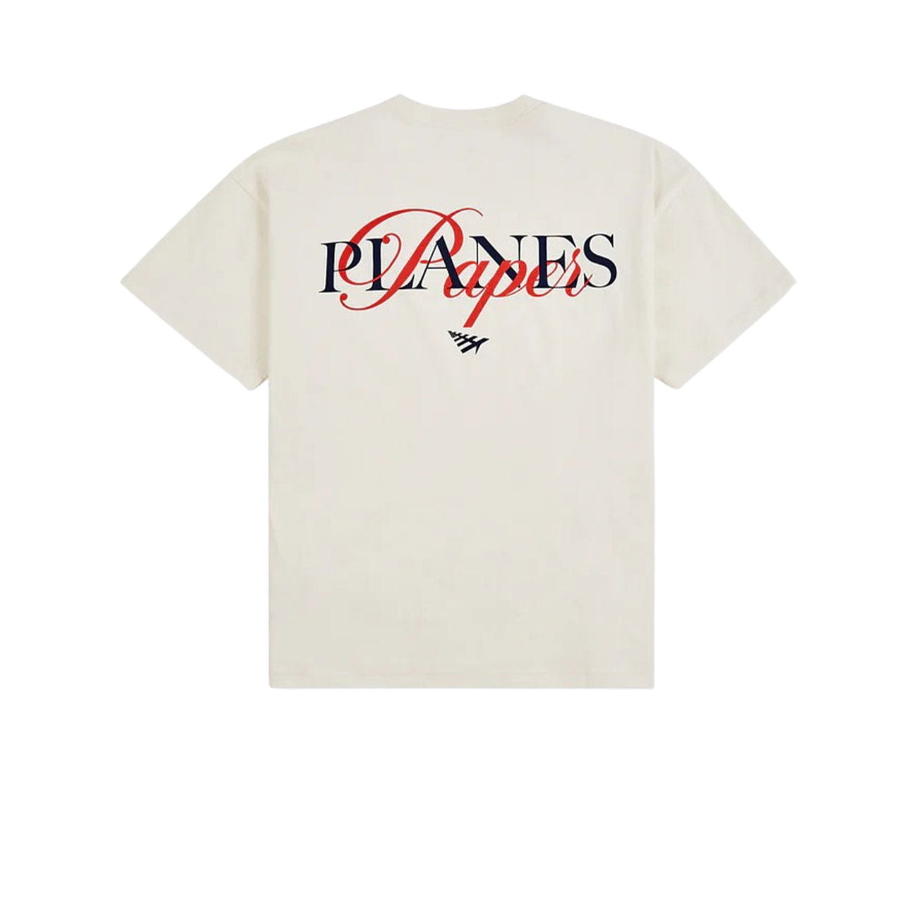 Paper Planes Mixed Script Tee (Eggshell)