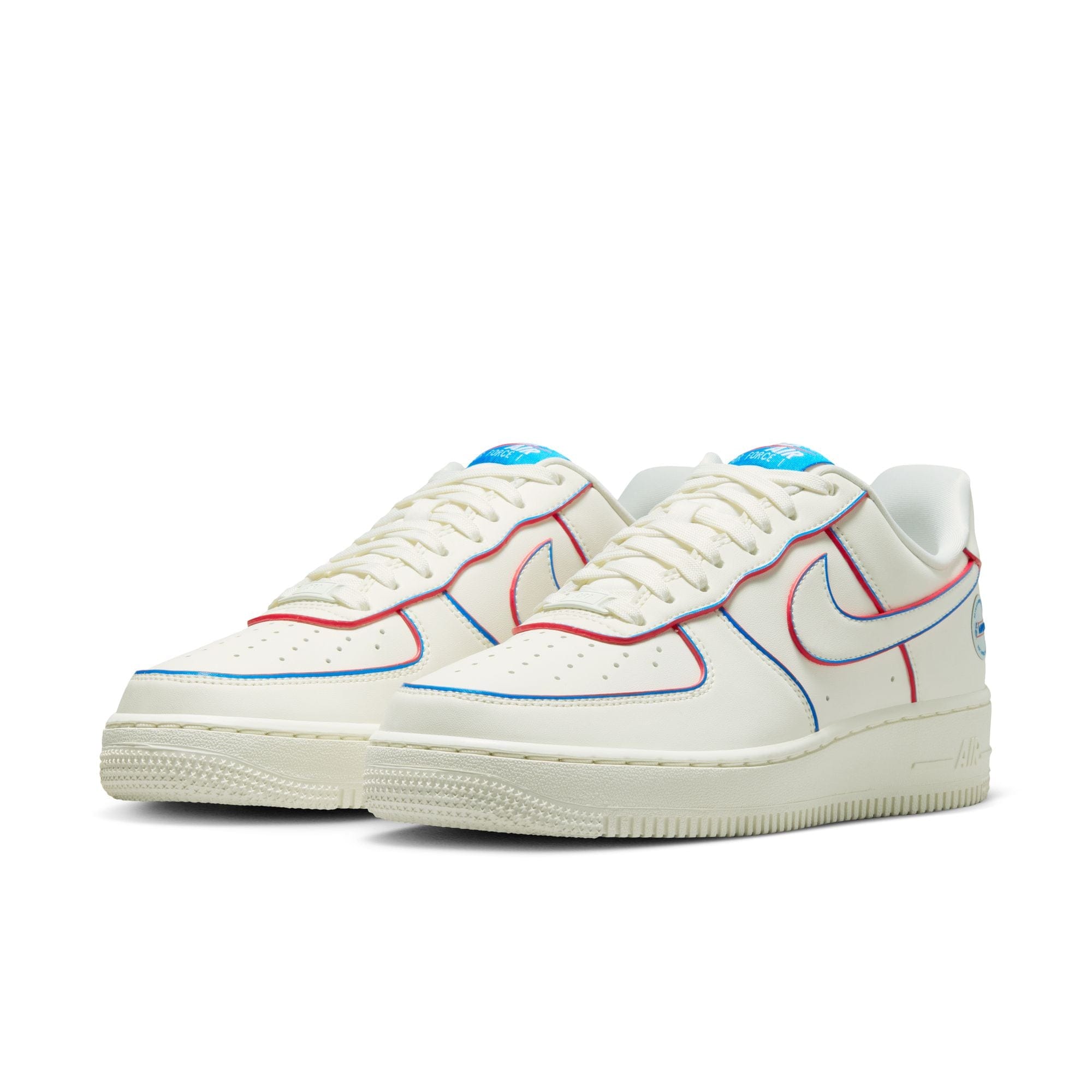 Nike Wmns Air Force 1 '07 WNBA 30th (Sail/Multi-Color-Action Red)