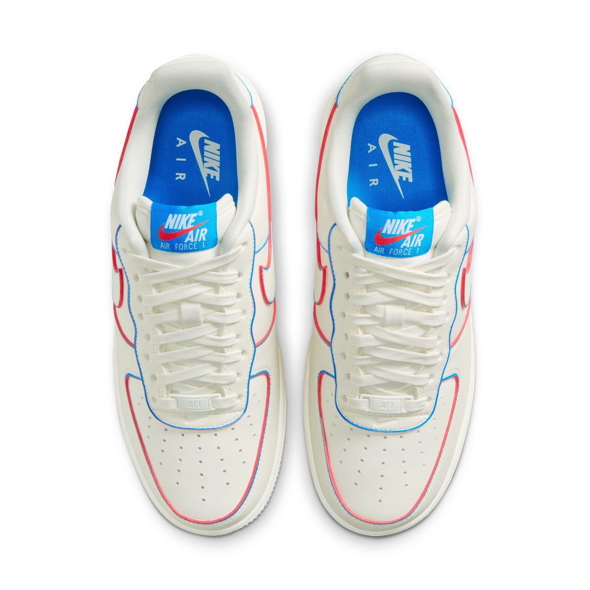 Nike Wmns Air Force 1 '07 WNBA 30th (Sail/Multi-Color-Action Red)