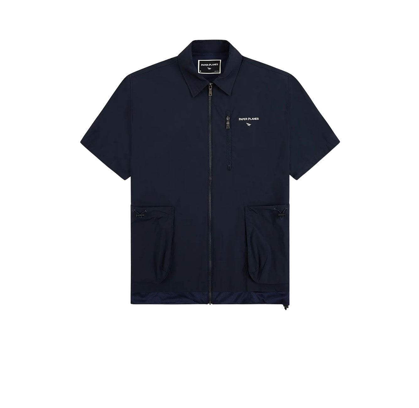 Paper Planes Zip Cargo Shirt (Navy)