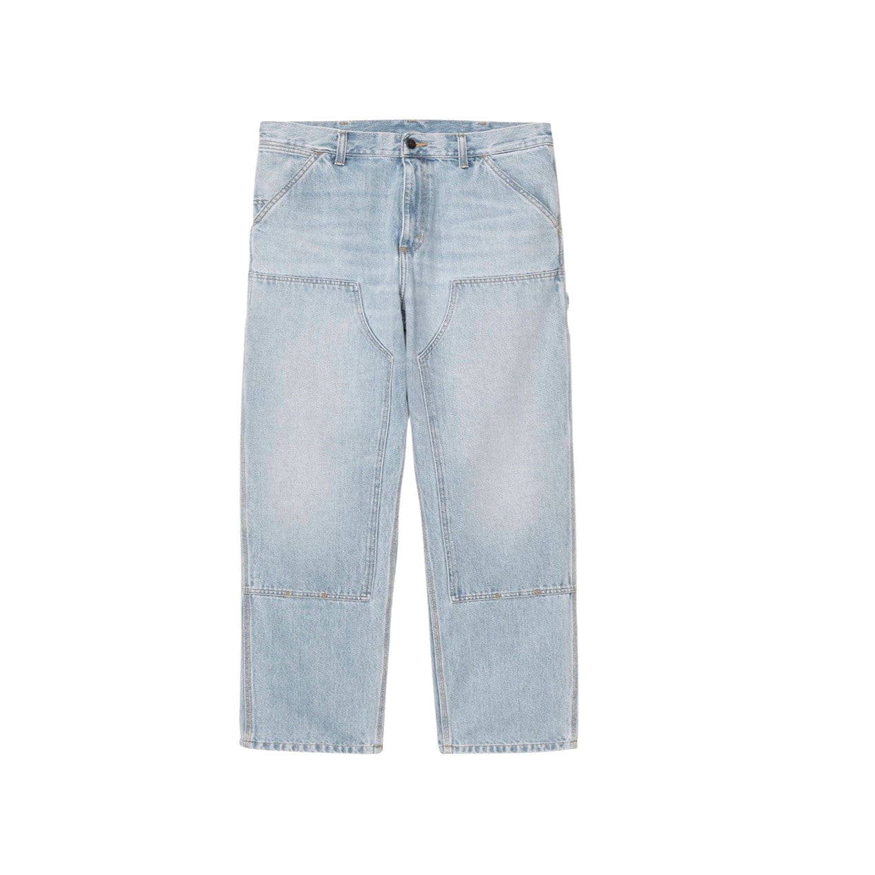 Carhartt WIP Double Knee Pant (Blue *Heavy Worn Bleach*)