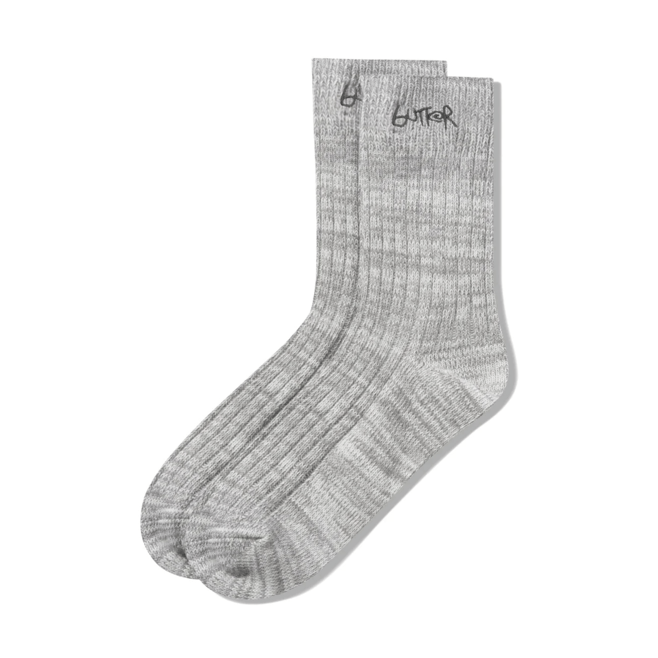 Butter Mid-Cut Socks Ash