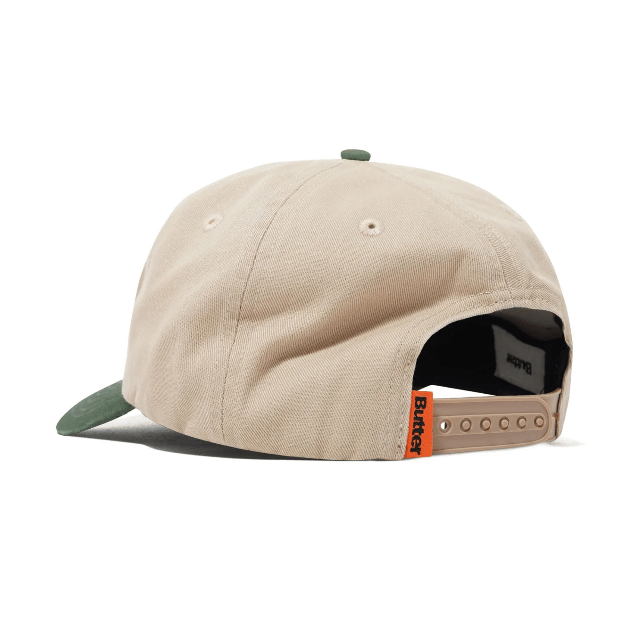 Butter Tide 5 Panel Cap Washed Tan/Seaweed