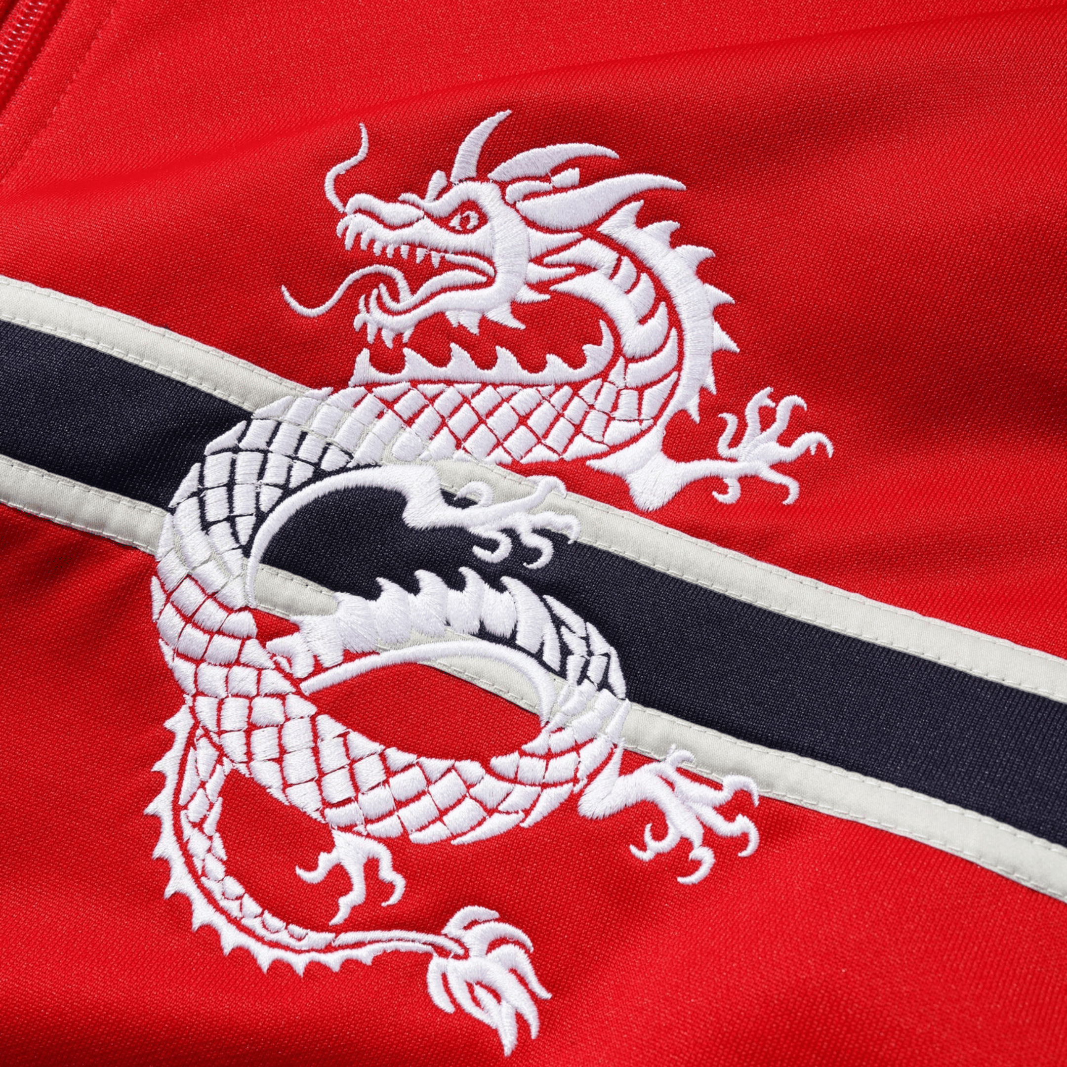 Butter Men's Dragon Tricot Jacket Red