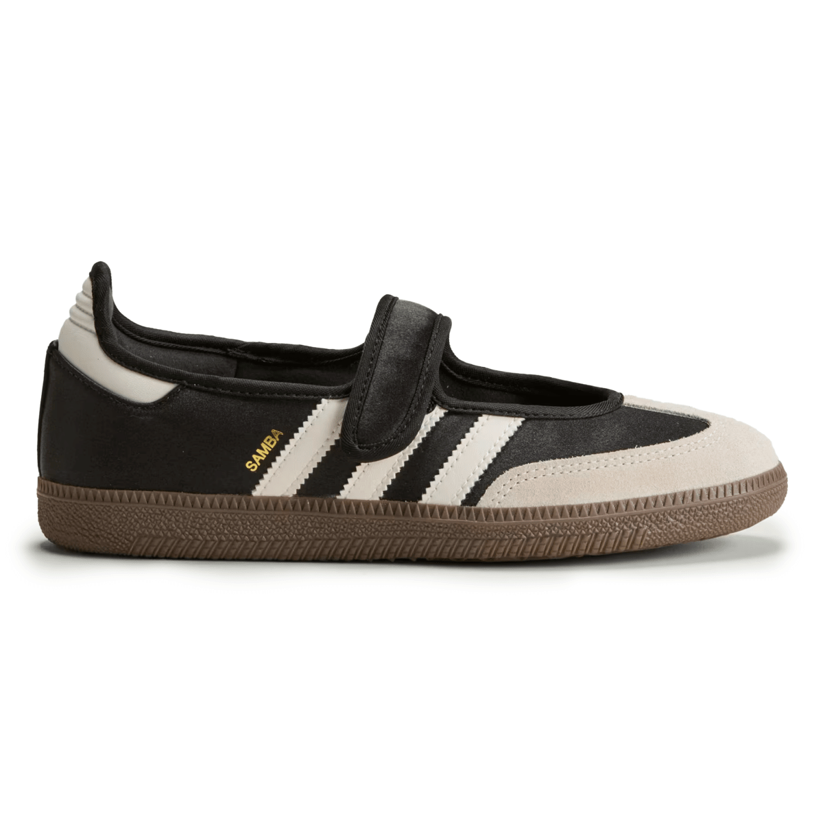 Adidas Women's Samba Jane Core Black/Off White/Gold Metallic