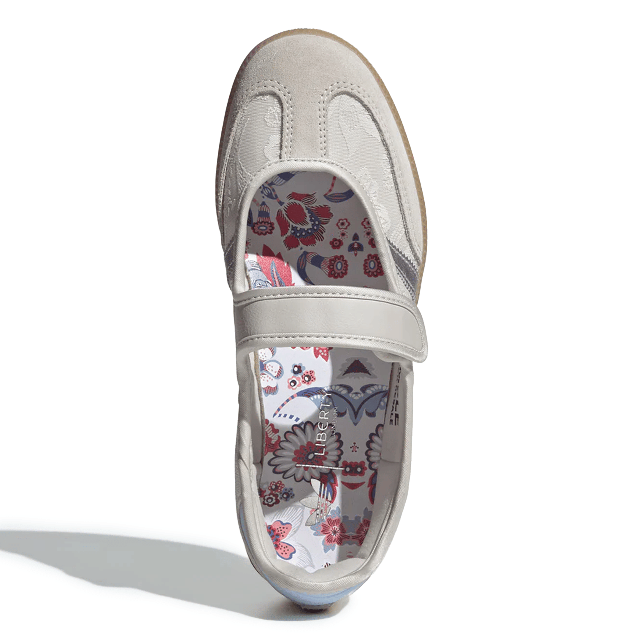 Adidas x Liberty London Women's Samba Jane Chalk Pearl/Silver Metallic