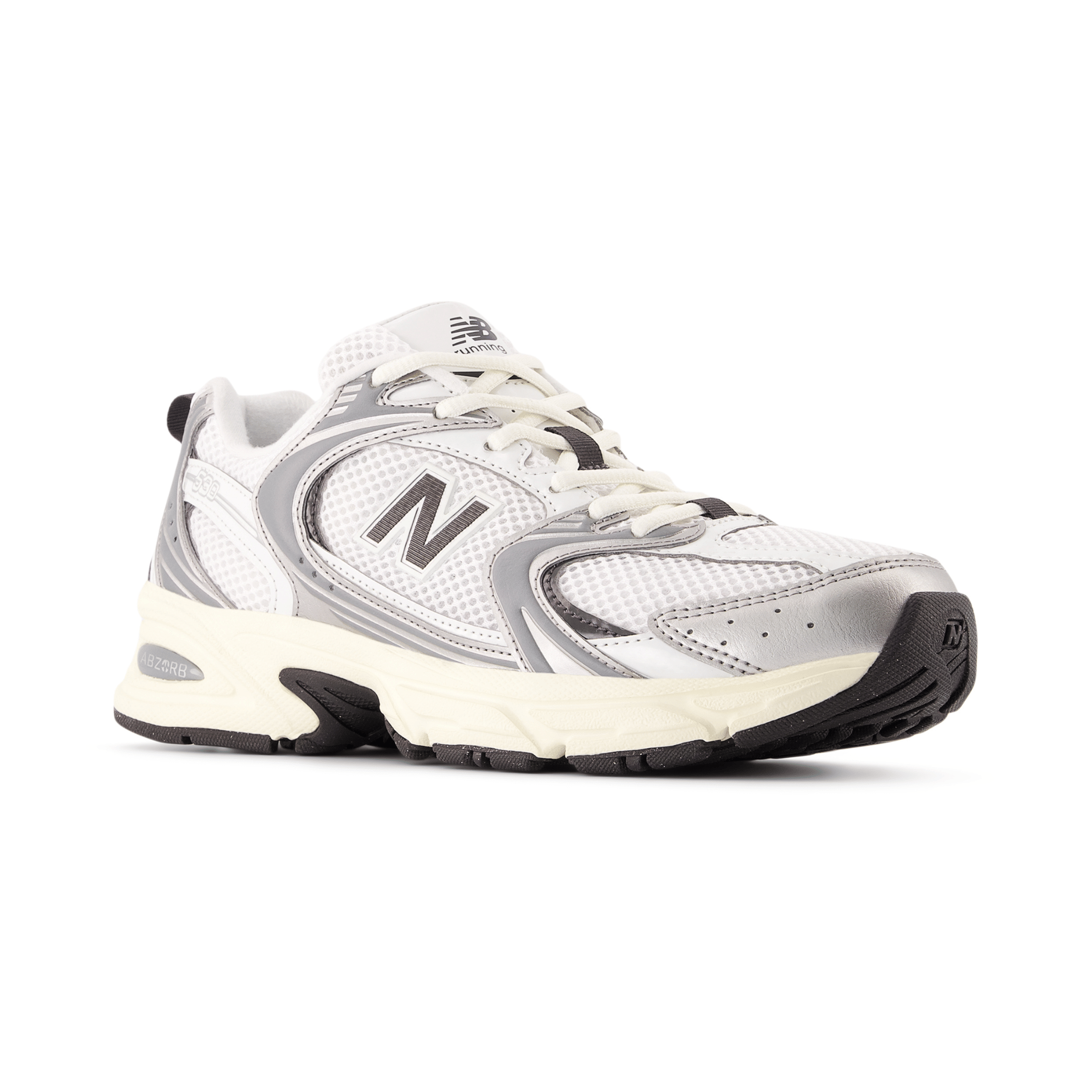 New Balance Men's U530ESA Silver Metallic/Black Cement