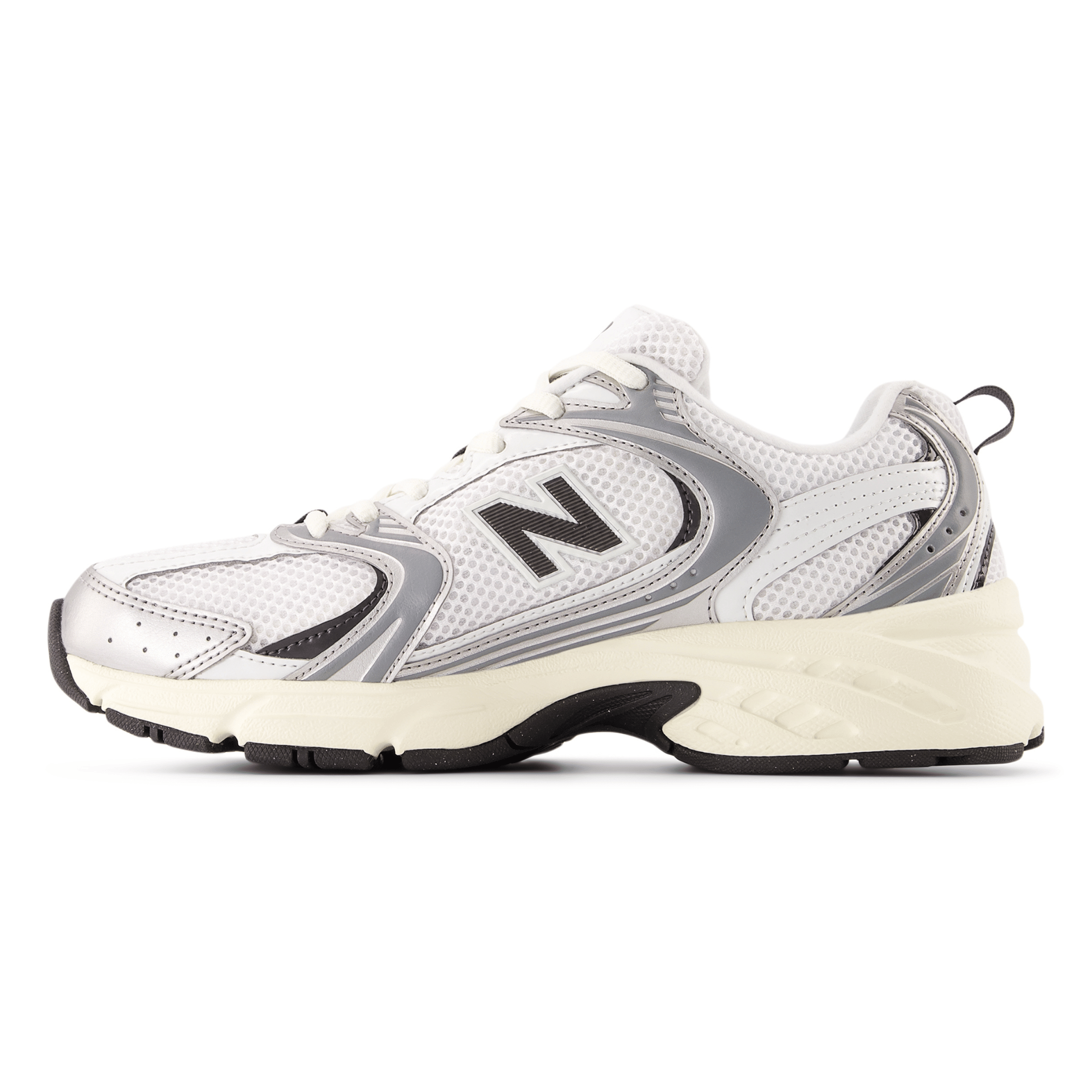 New Balance Men's U530ESA Silver Metallic/Black Cement