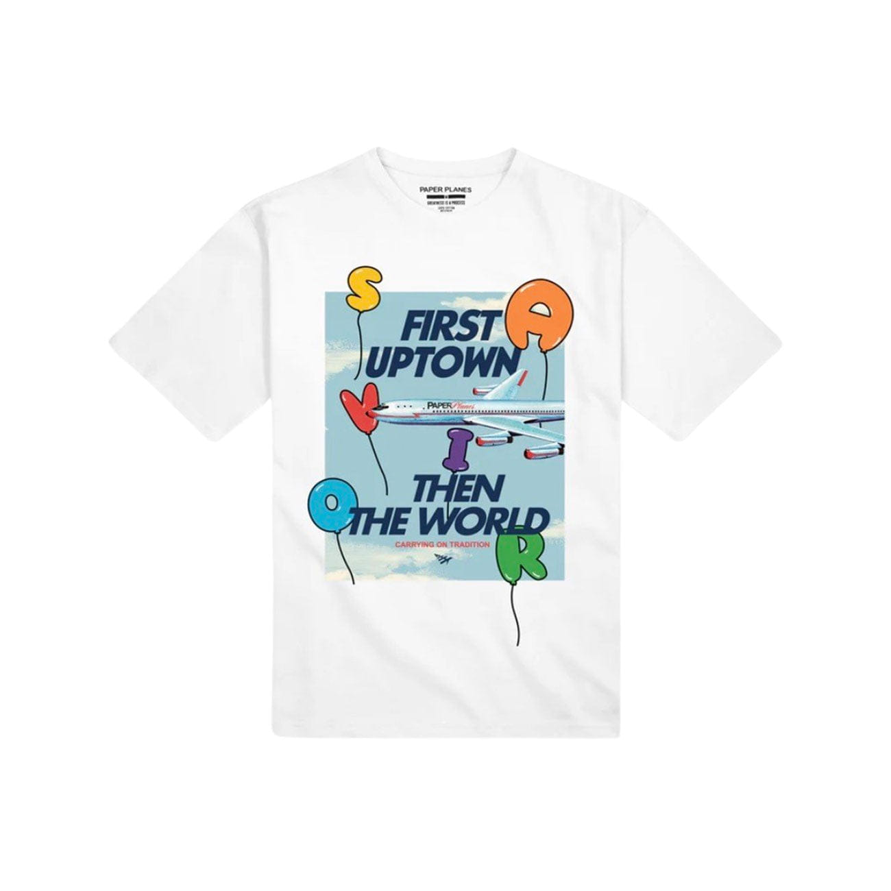 Paper Planes Jae Tips x Planes Oversized Tee (White)
