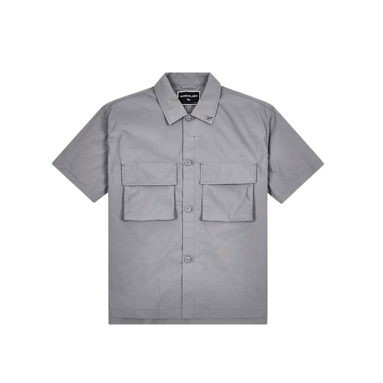 Paper Planes Coastline Cargo Shirt (Grey)