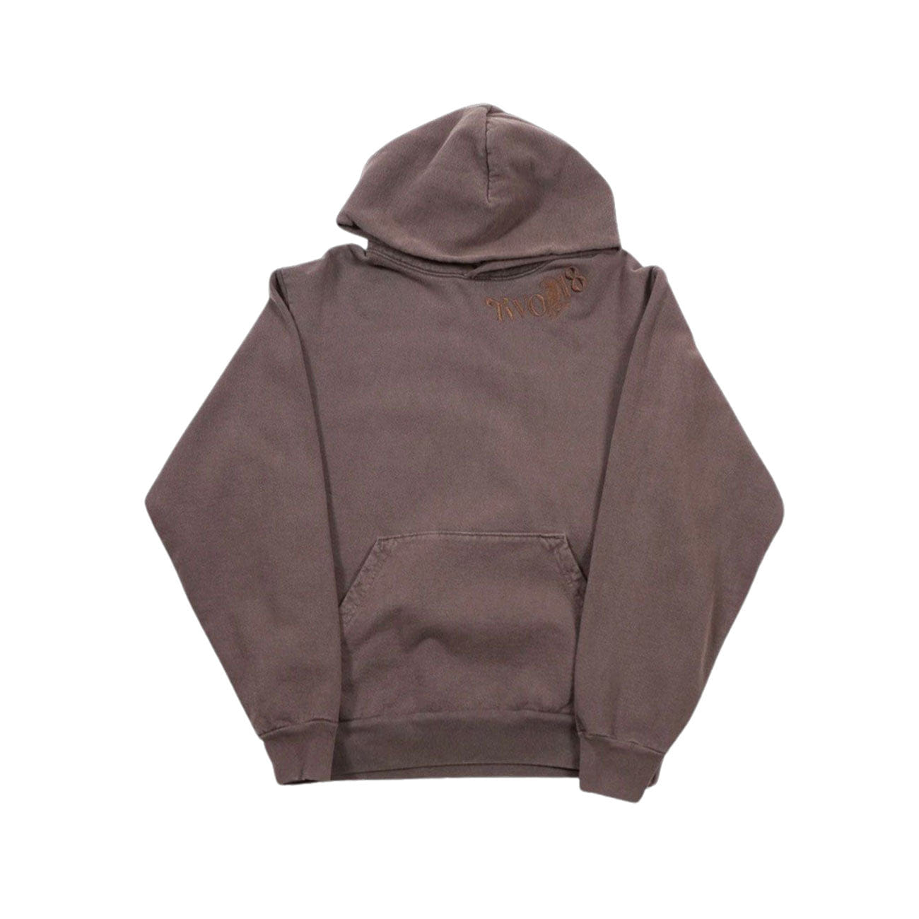 Two18 Embroidery Hoodie (Brown)