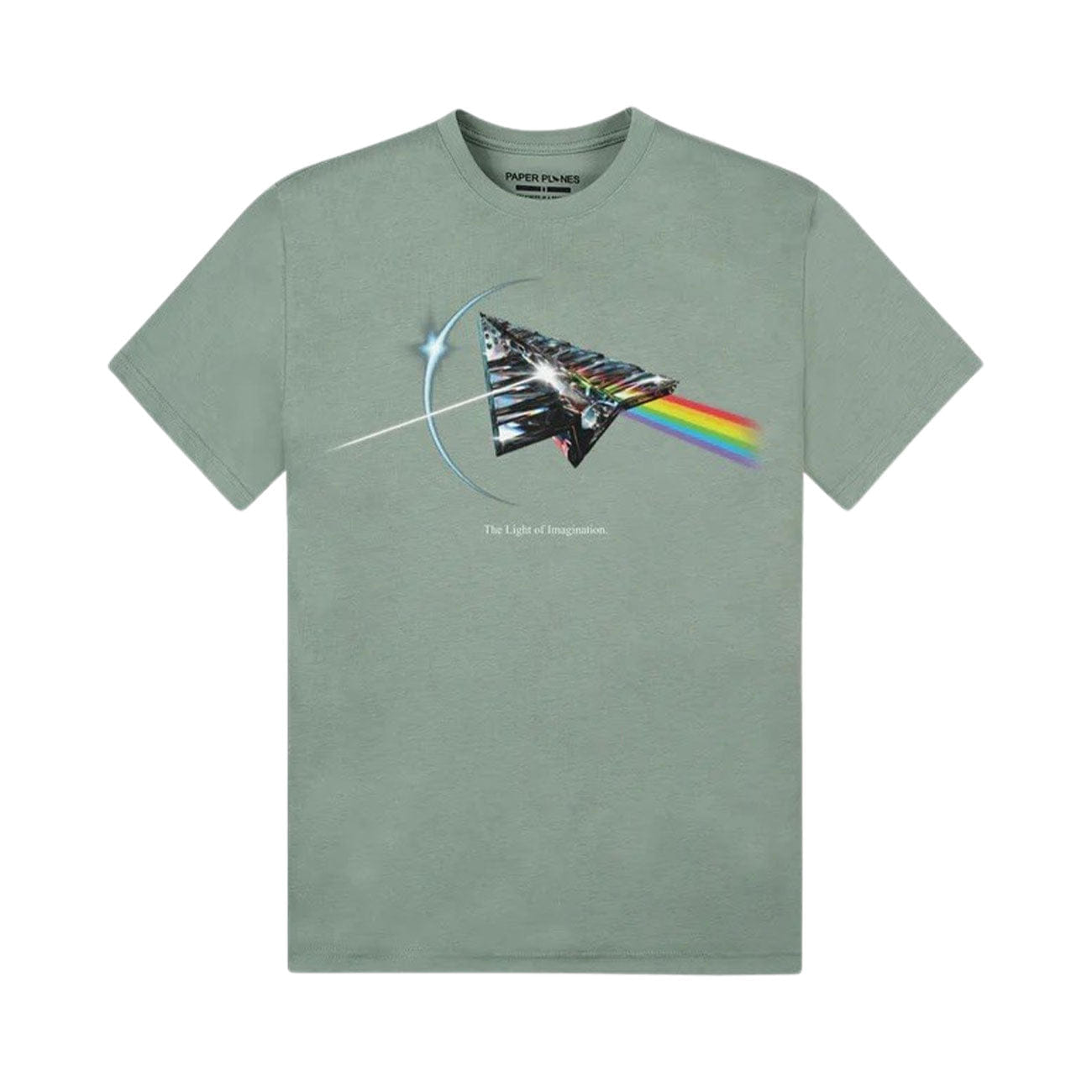 Paper Planes Colorful Reflection Tee (Iceberg Green)