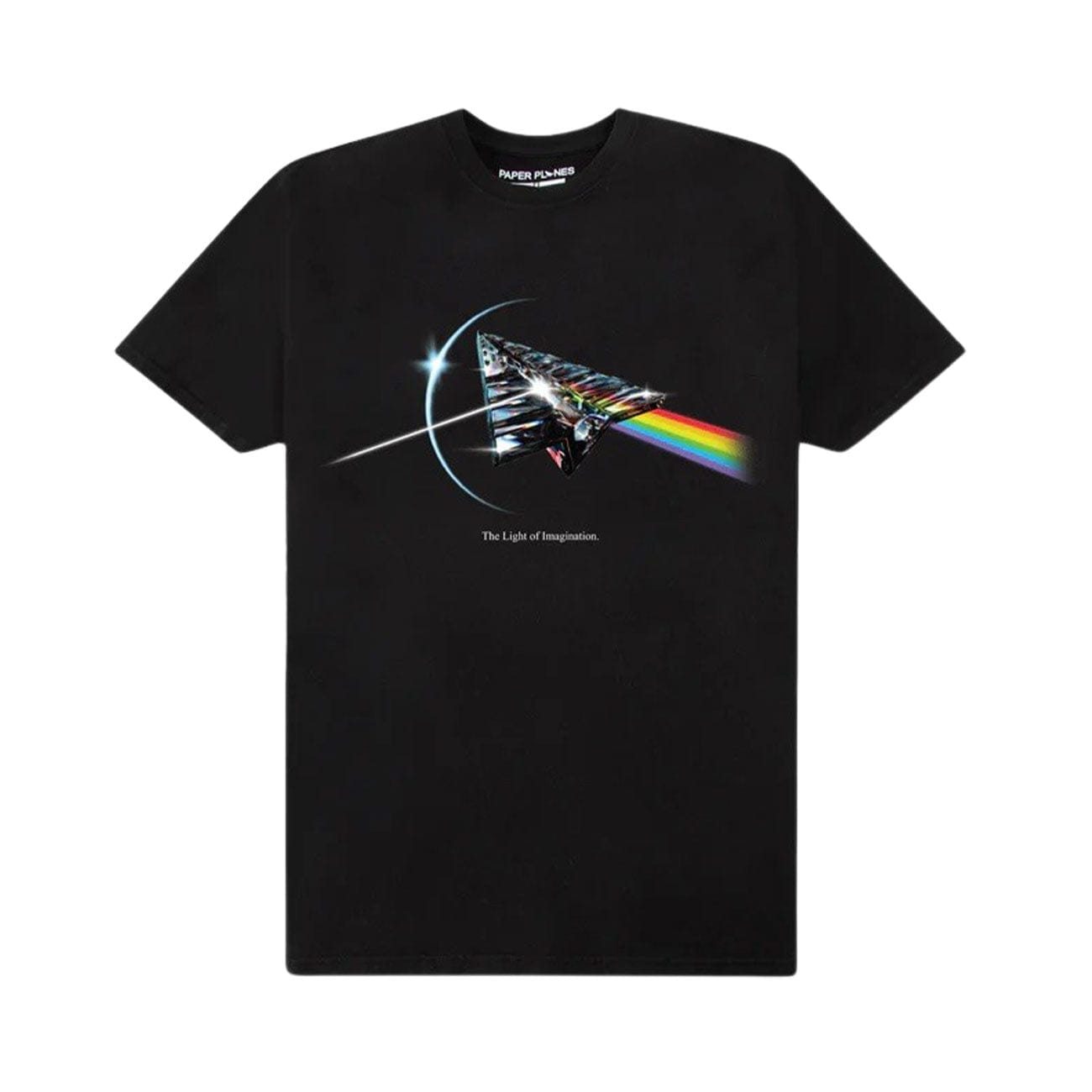 Paper Planes Colorful Reflection Tee (Black)