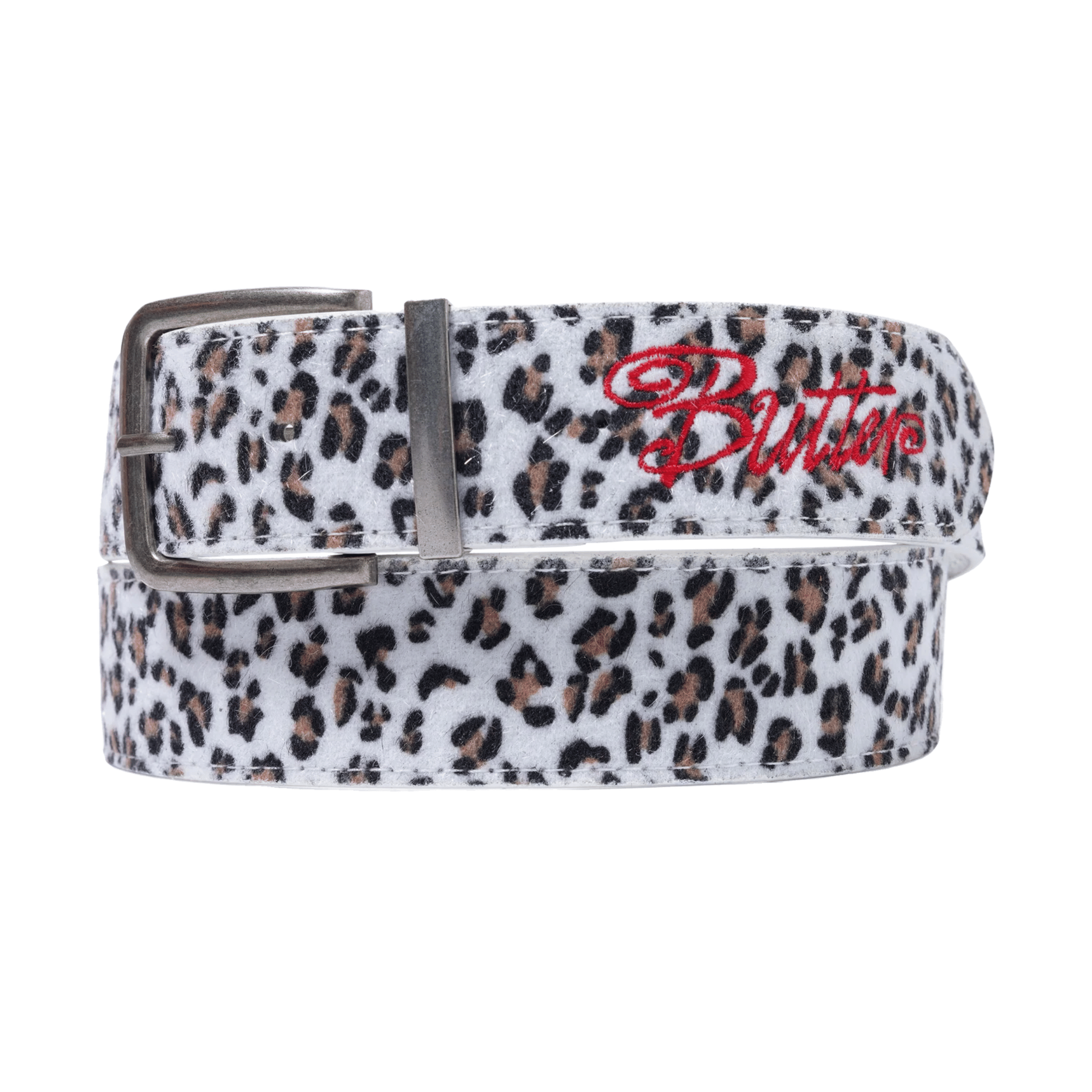 Butter Animal Hide Belt Snow Leopard