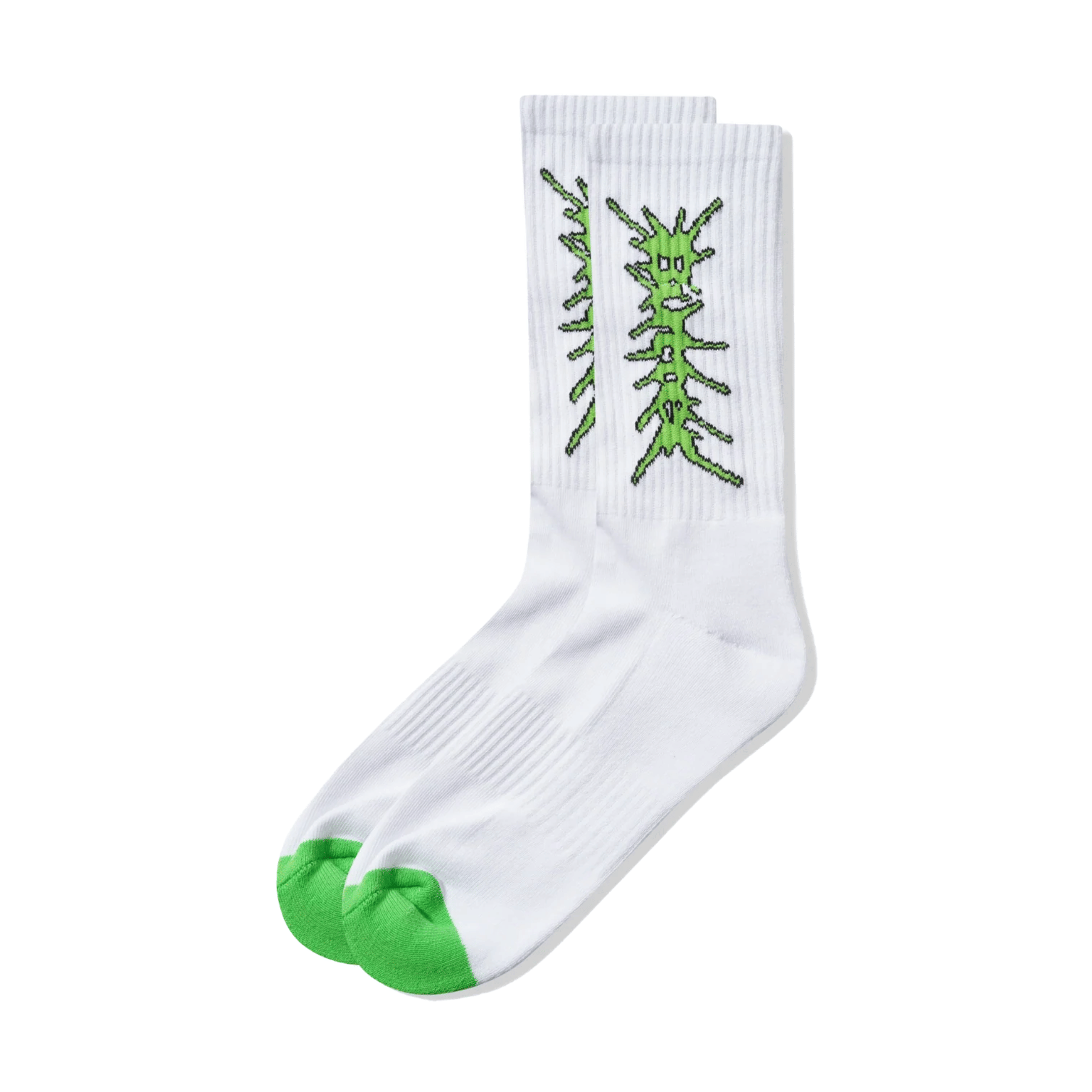 Butter Nail Logo Socks White