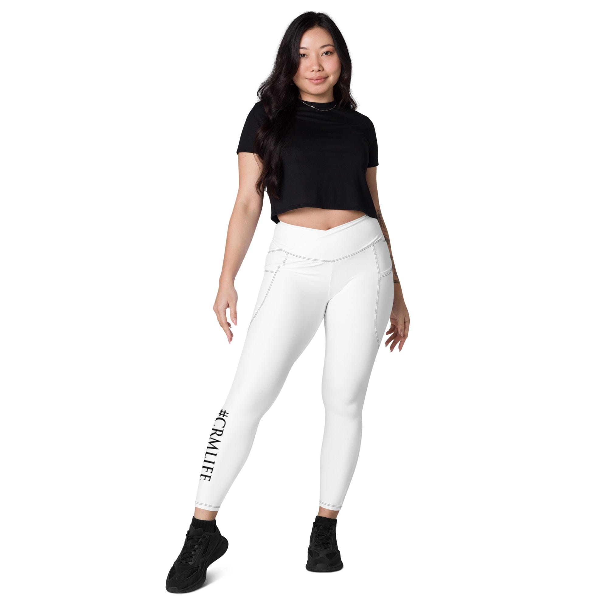Printful Crossover leggings with pockets