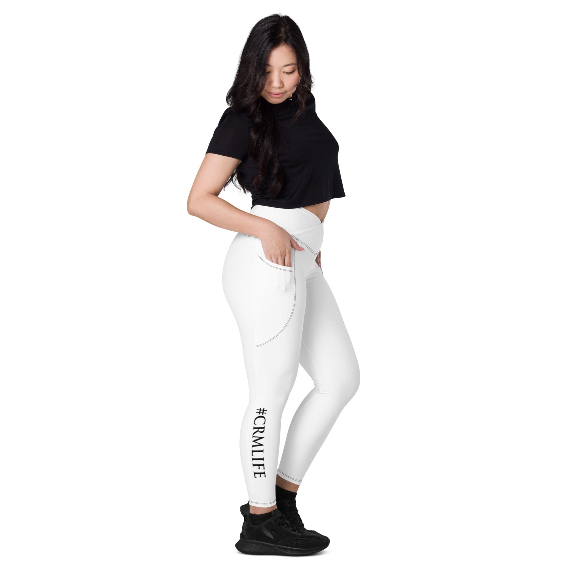 Printful Crossover leggings with pockets