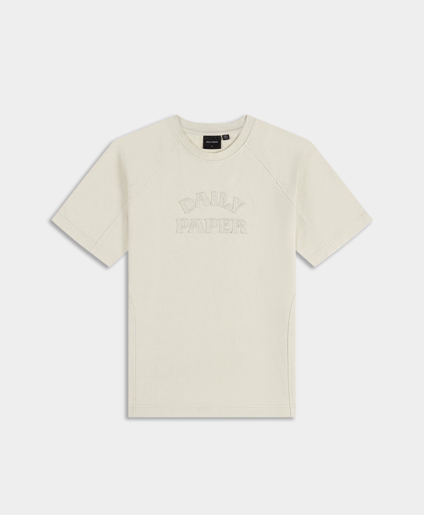 Off White Raglan Stacked Dias Washed Jersey T-Shirt