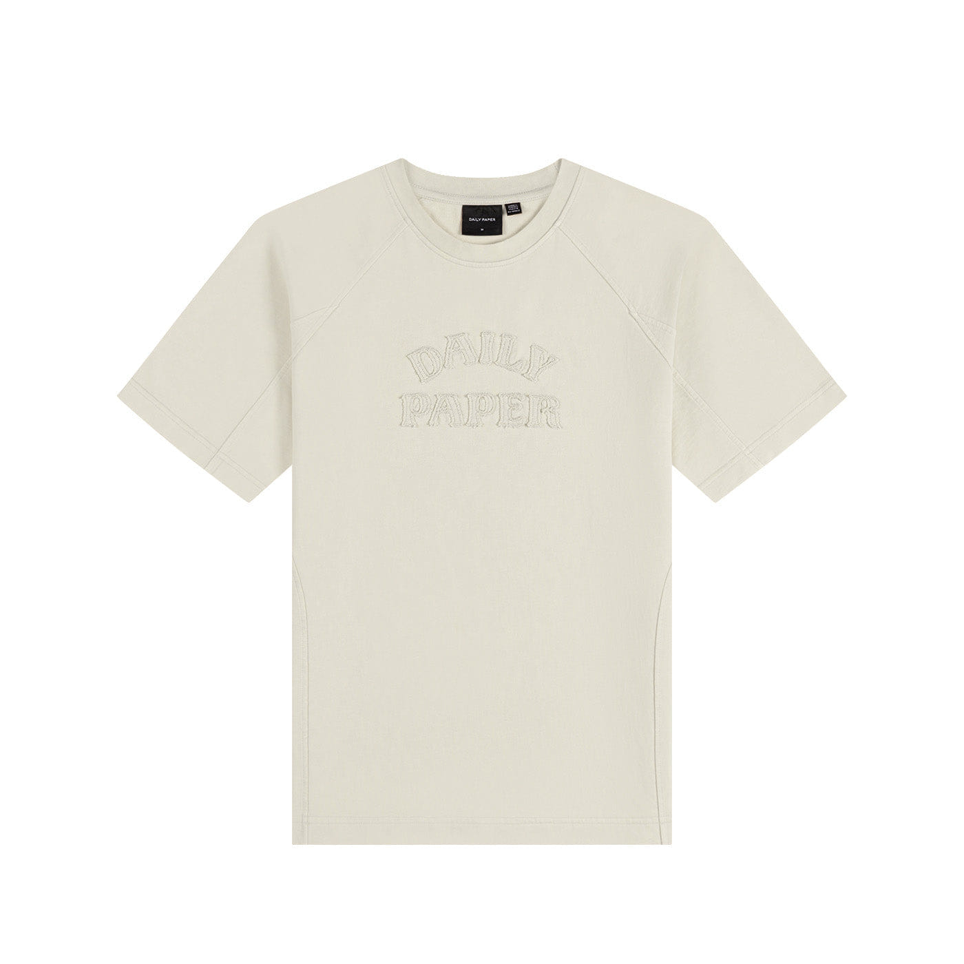 Off White Raglan Stacked Dias Washed Jersey T-Shirt