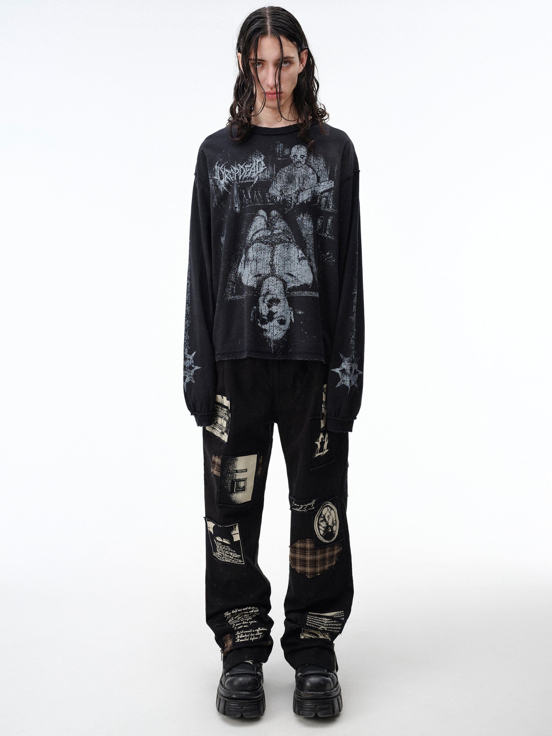 DROP DEAD - CRASH OUT Fleshripper Longsleeve T-Shirt