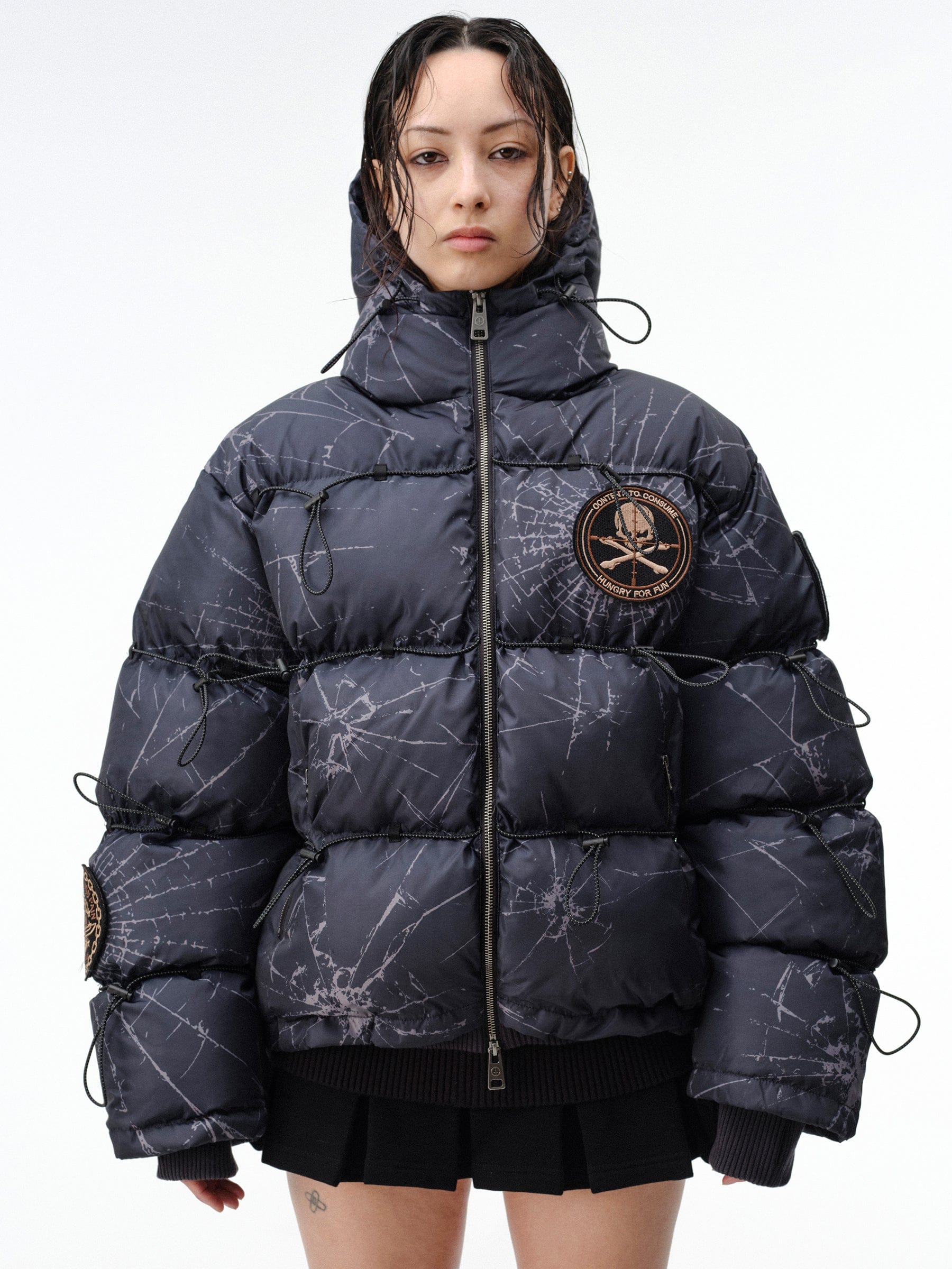 DROP DEAD - CRASH OUT Prowler Puffer Jacket